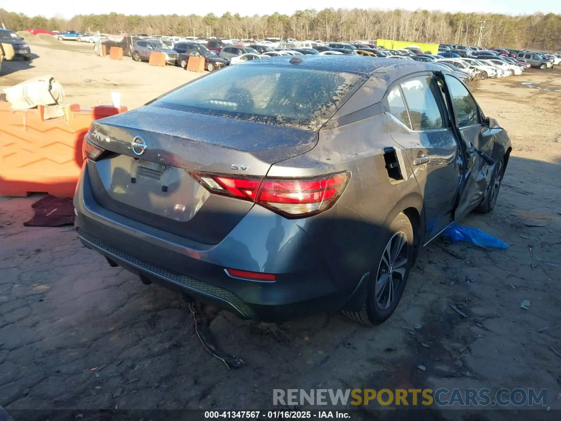 4 fotografías del automóvil dañado 3N1AB8CV8NY246427 NISSAN SENTRA 2022