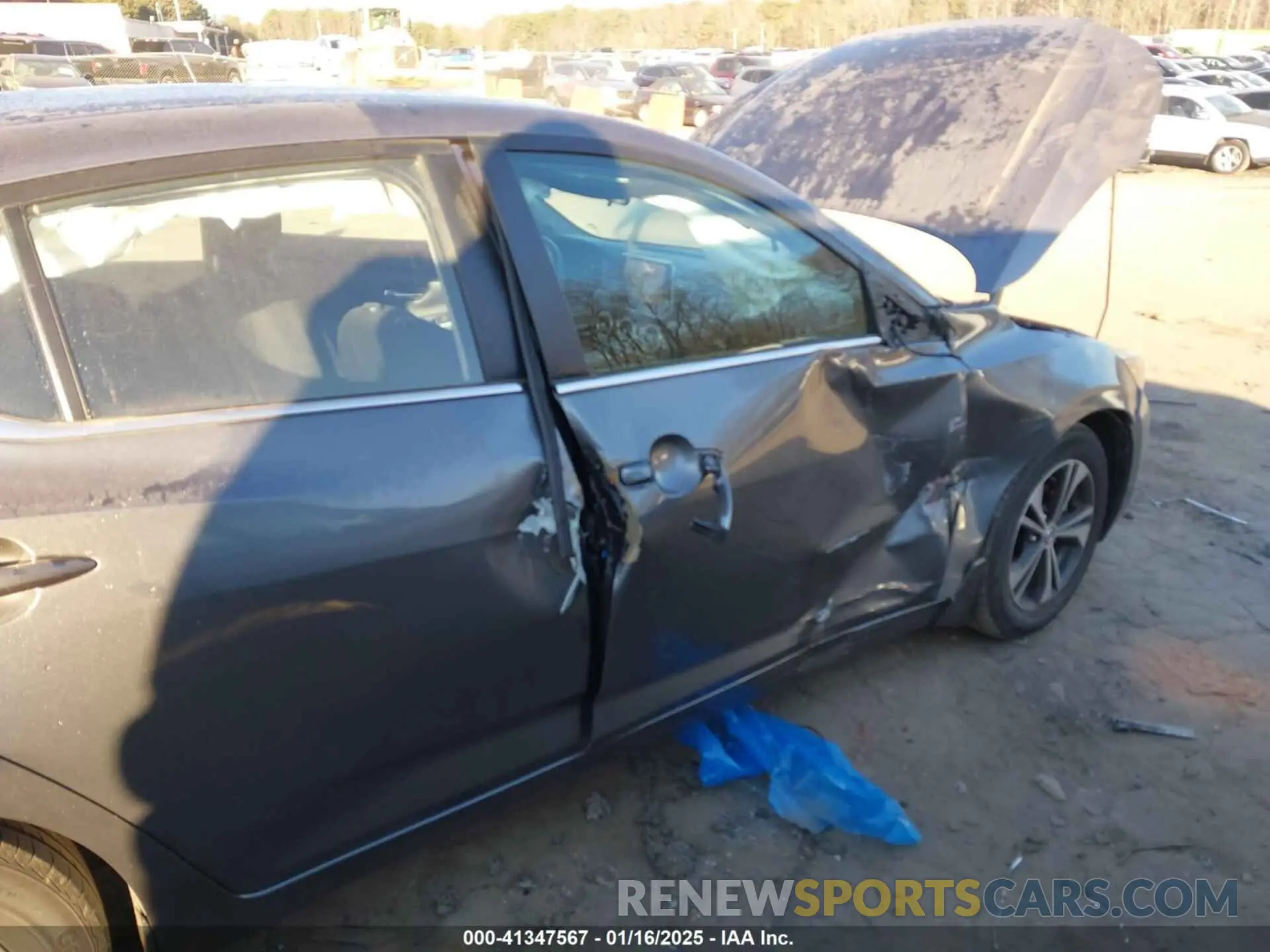 6 fotografías del automóvil dañado 3N1AB8CV8NY246427 NISSAN SENTRA 2022