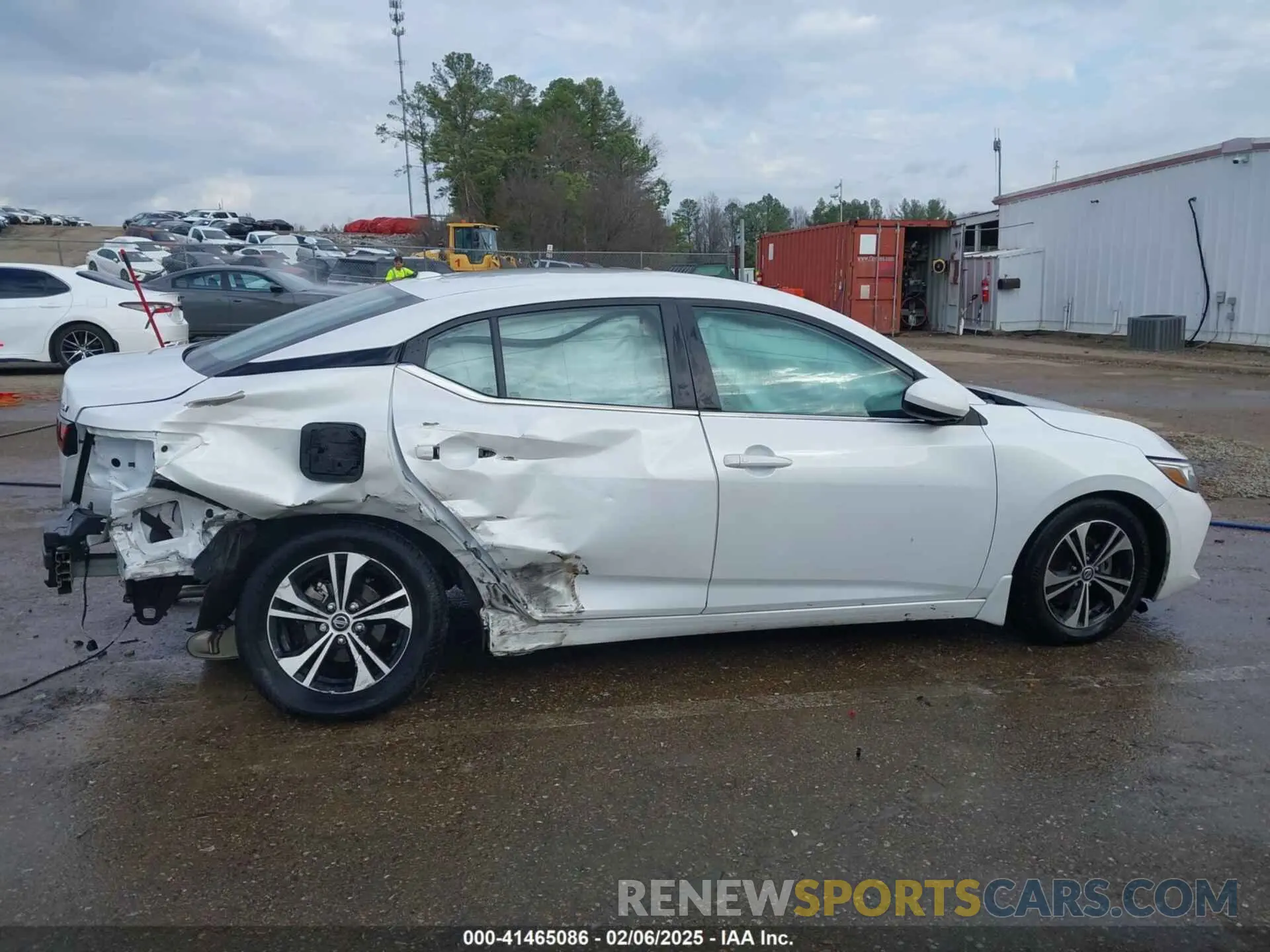 14 fotografías del automóvil dañado 3N1AB8CV8NY246508 NISSAN SENTRA 2022