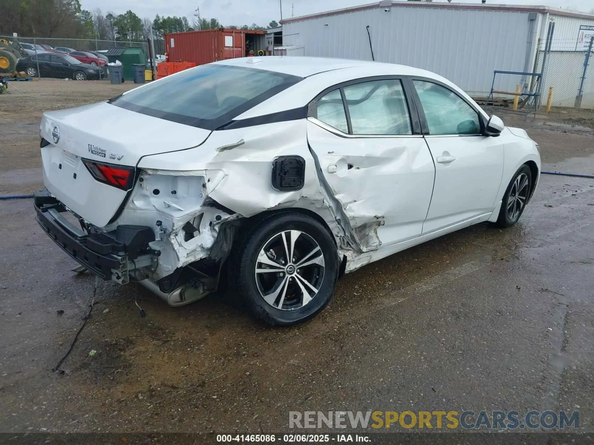 4 fotografías del automóvil dañado 3N1AB8CV8NY246508 NISSAN SENTRA 2022