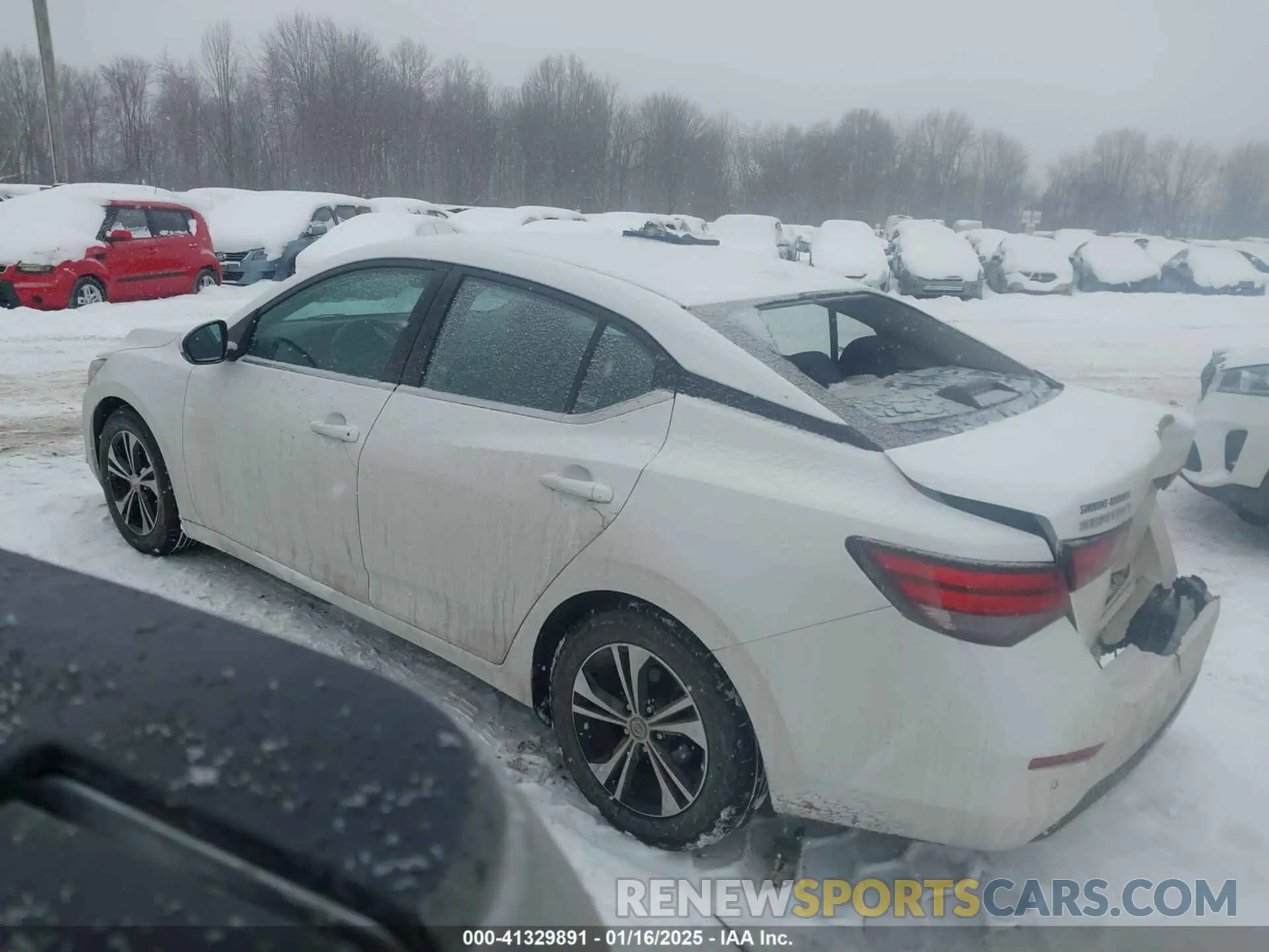 3 fotografías del automóvil dañado 3N1AB8CV8NY263874 NISSAN SENTRA 2022