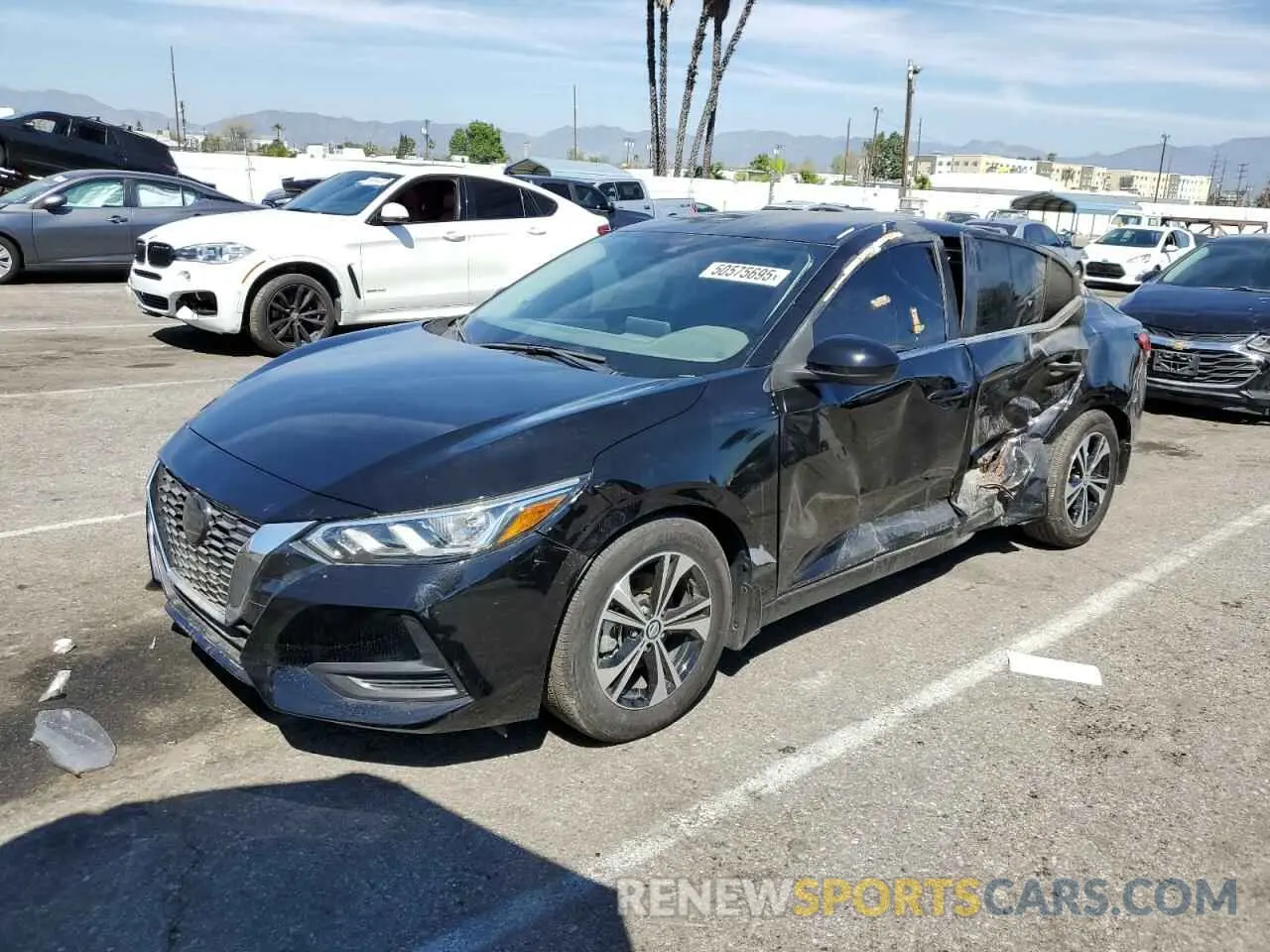 1 fotografías del automóvil dañado 3N1AB8CV8NY271411 NISSAN SENTRA 2022