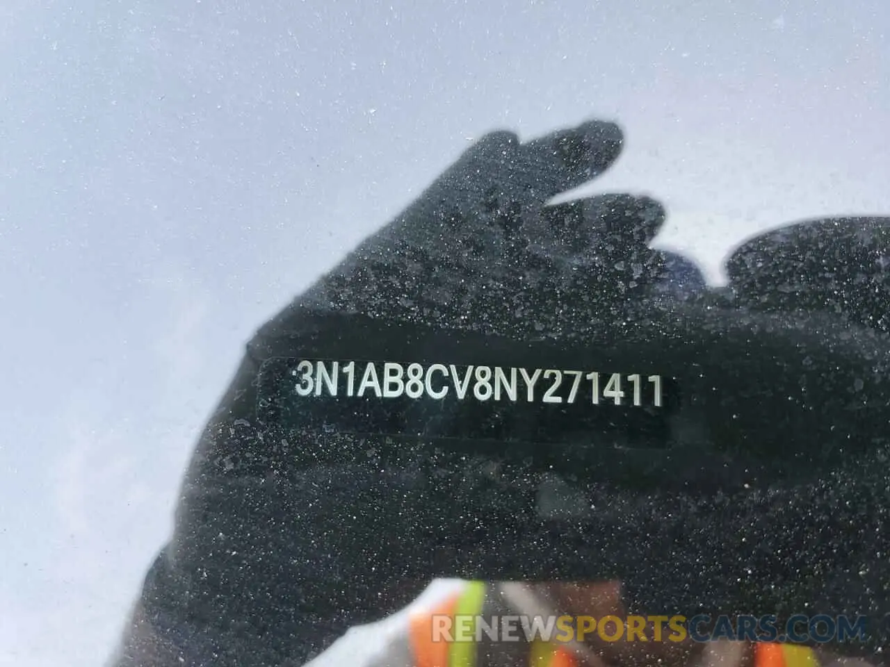 12 fotografías del automóvil dañado 3N1AB8CV8NY271411 NISSAN SENTRA 2022