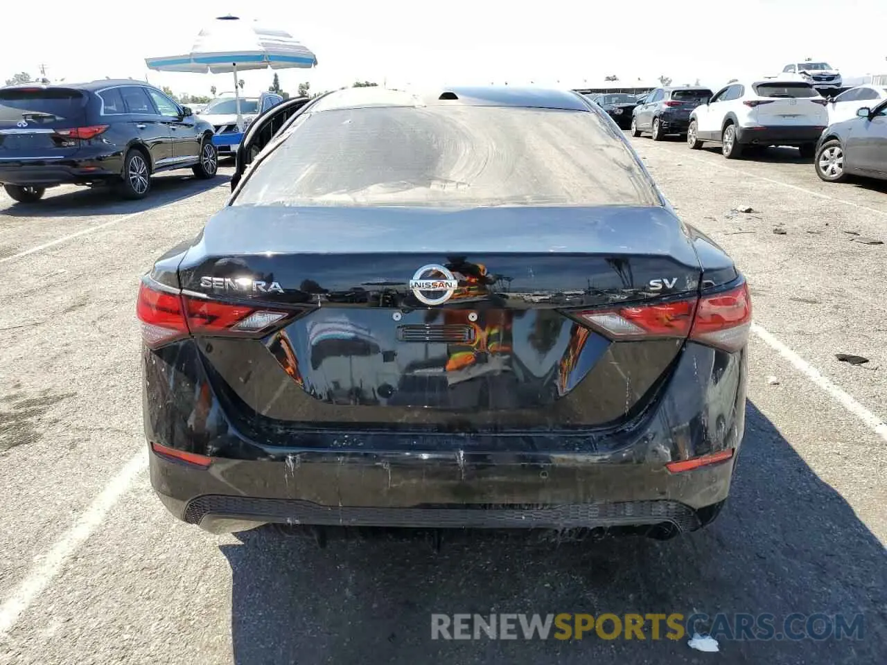 6 fotografías del automóvil dañado 3N1AB8CV8NY271411 NISSAN SENTRA 2022