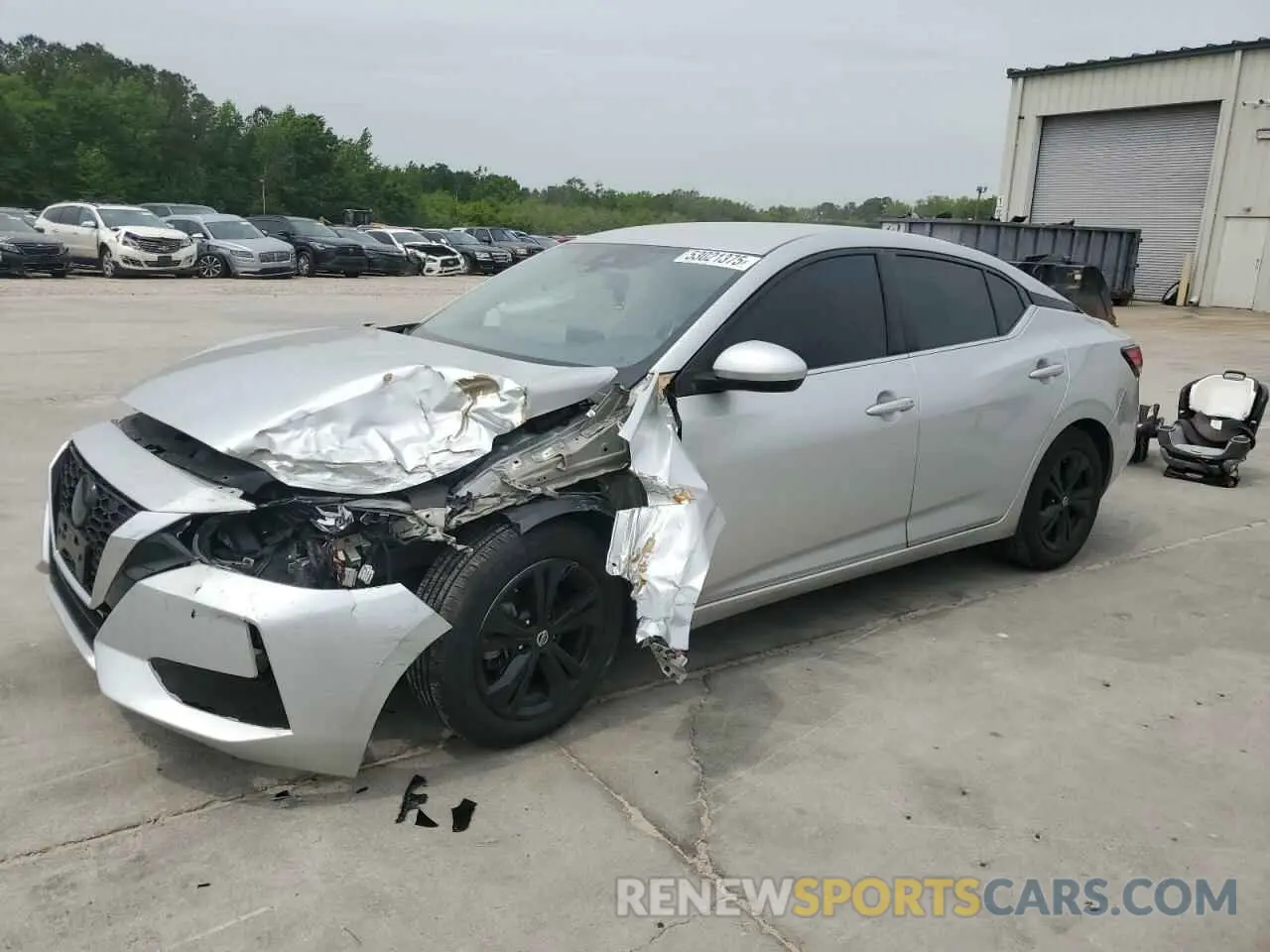 1 fotografías del automóvil dañado 3N1AB8CV8NY273417 NISSAN SENTRA 2022