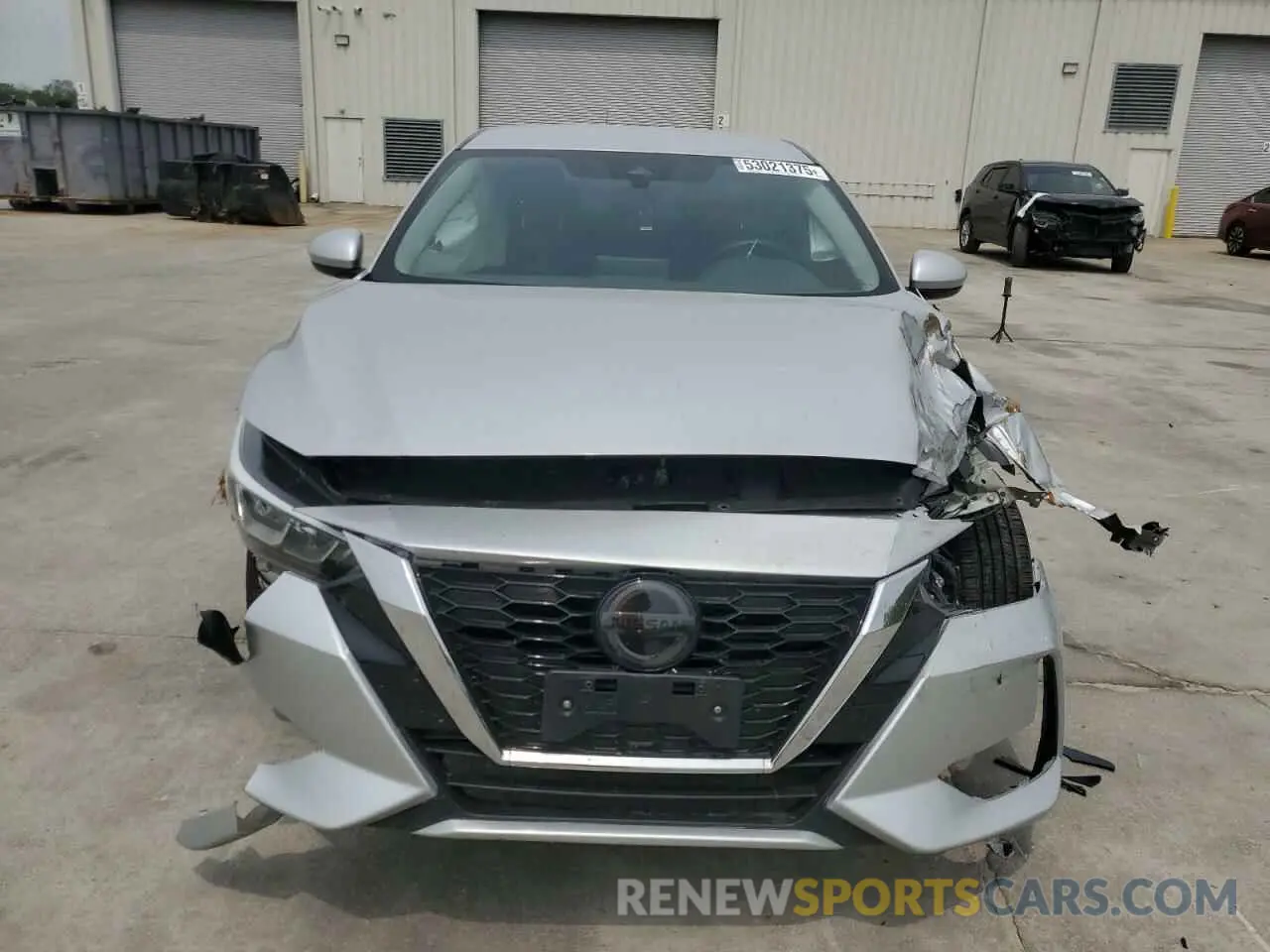 5 fotografías del automóvil dañado 3N1AB8CV8NY273417 NISSAN SENTRA 2022