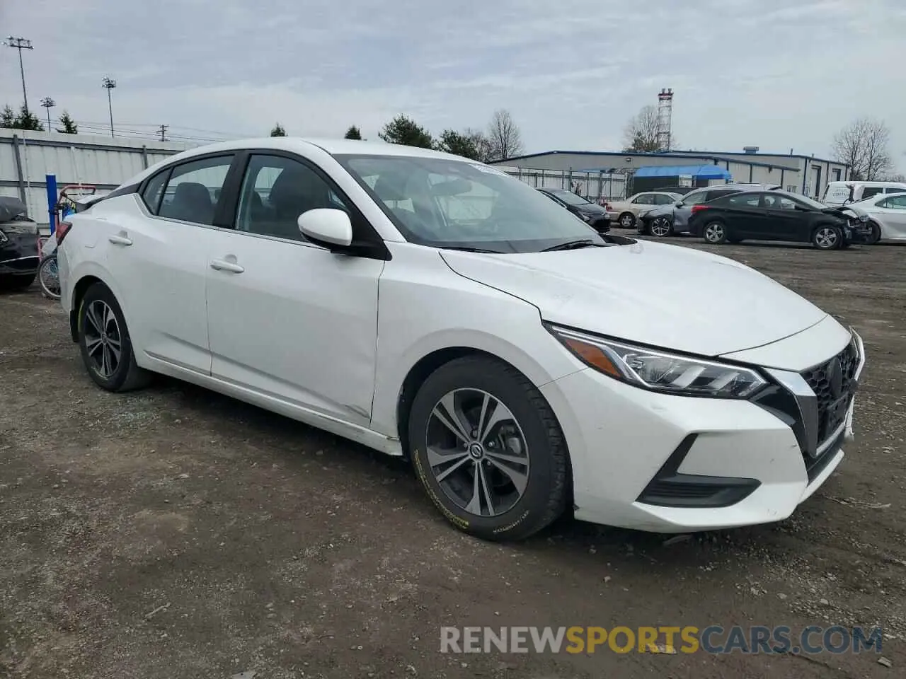 4 fotografías del automóvil dañado 3N1AB8CV8NY274003 NISSAN SENTRA 2022