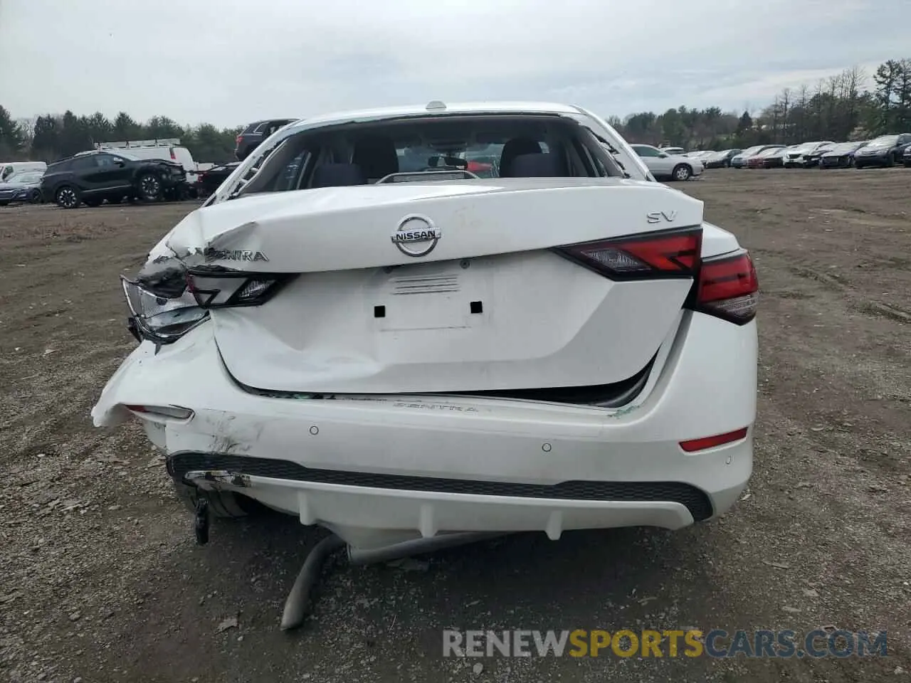 6 fotografías del automóvil dañado 3N1AB8CV8NY274003 NISSAN SENTRA 2022