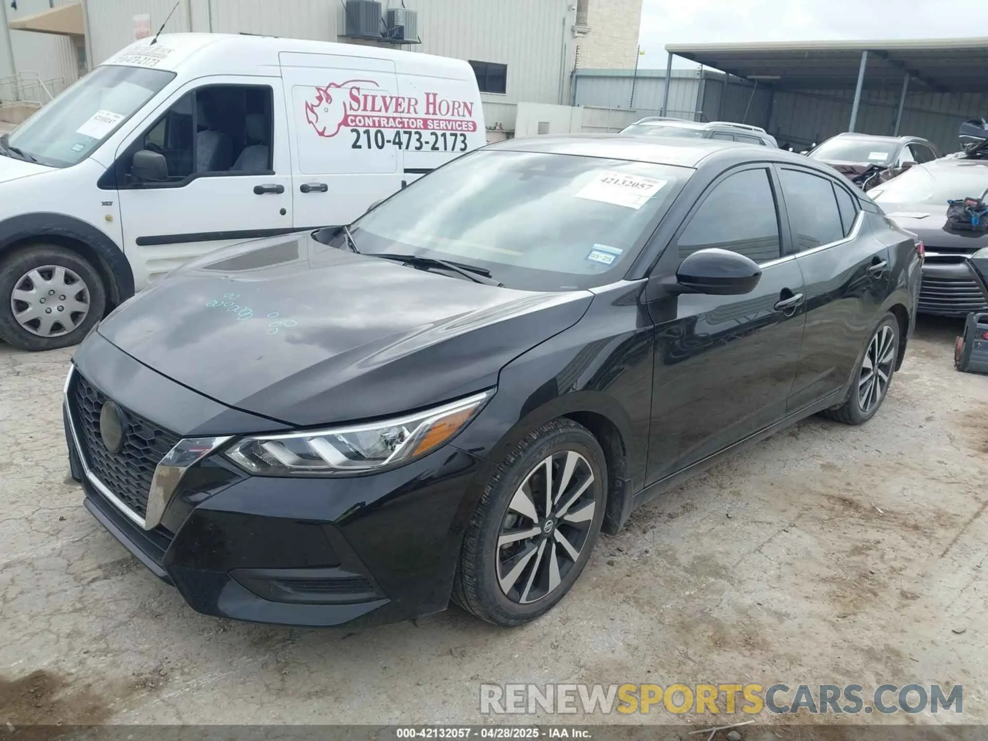 2 fotografías del automóvil dañado 3N1AB8CV8NY279623 NISSAN SENTRA 2022