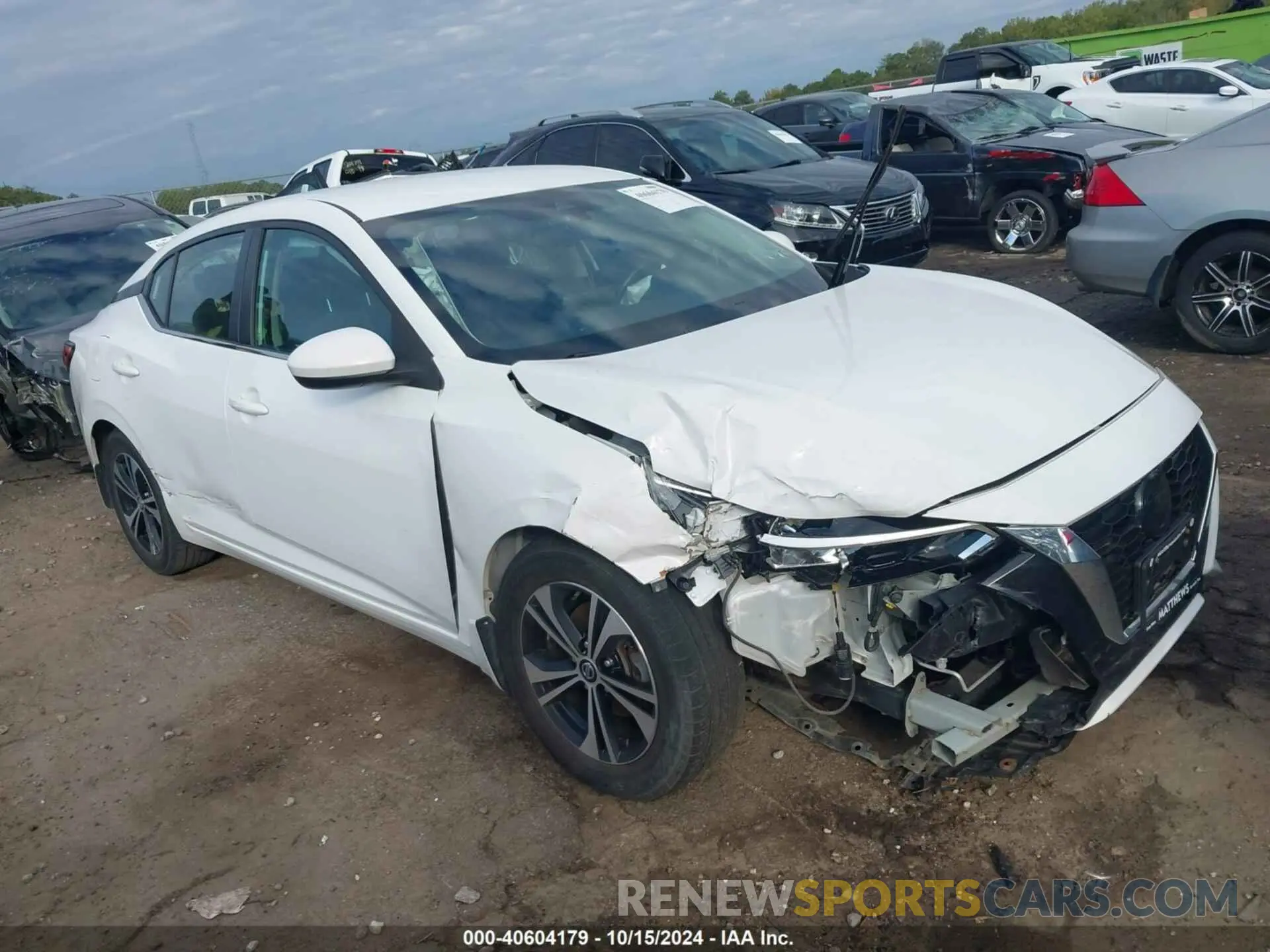 1 fotografías del automóvil dañado 3N1AB8CV9NY220287 NISSAN SENTRA 2022