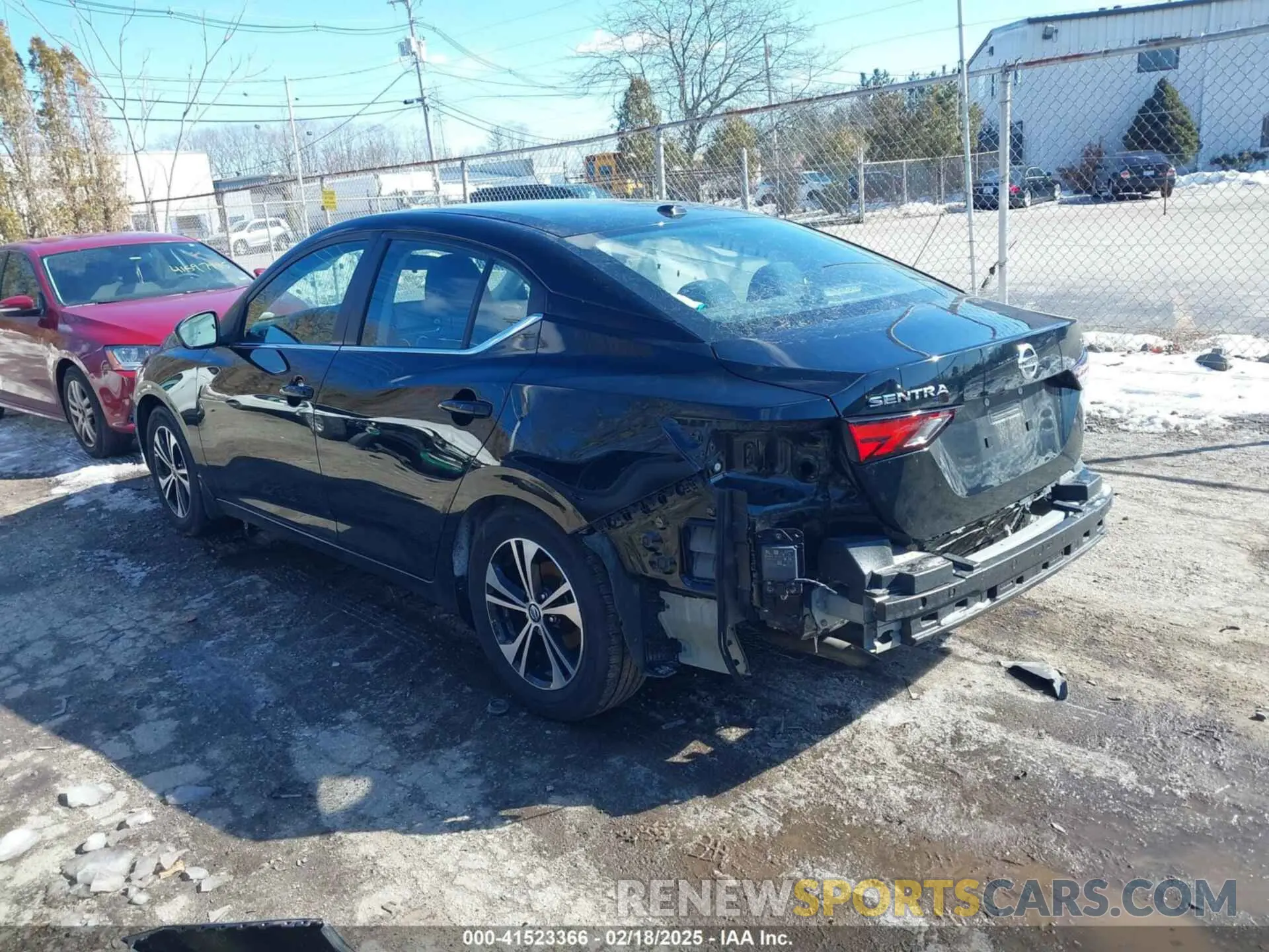 3 fotografías del automóvil dañado 3N1AB8CV9NY235680 NISSAN SENTRA 2022
