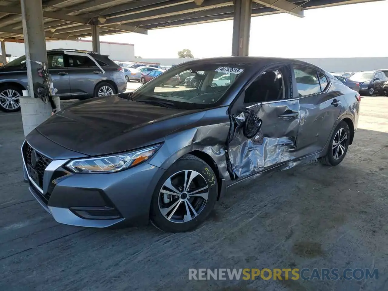 1 fotografías del automóvil dañado 3N1AB8CV9NY248395 NISSAN SENTRA 2022