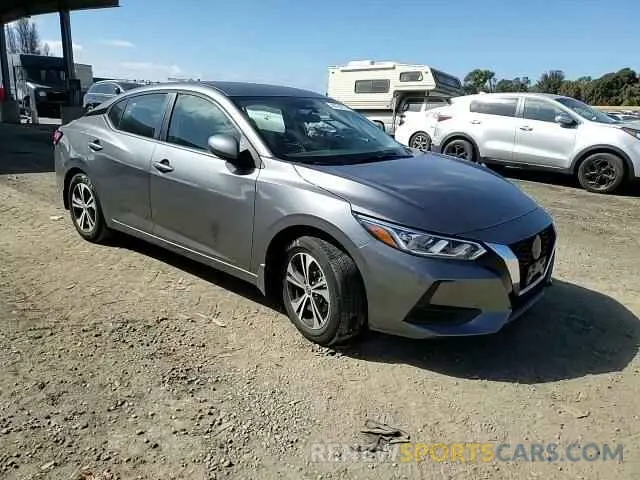 10 fotografías del automóvil dañado 3N1AB8CV9NY248395 NISSAN SENTRA 2022