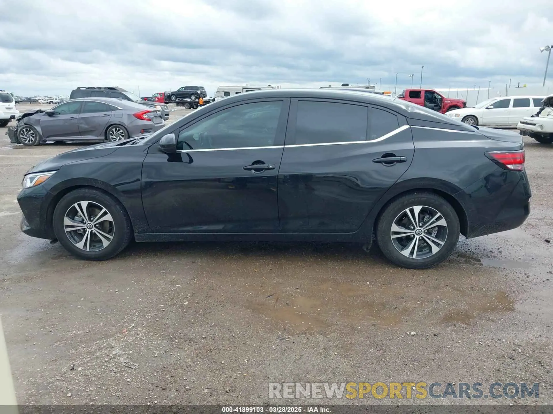 14 fotografías del automóvil dañado 3N1AB8CV9NY256187 NISSAN SENTRA 2022