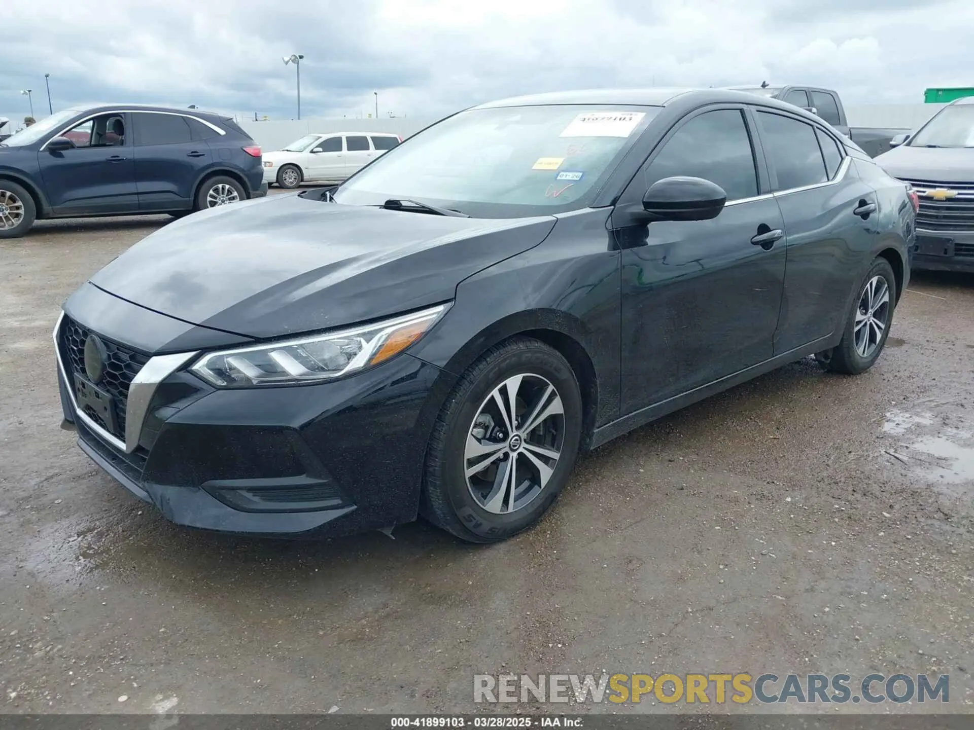 2 fotografías del automóvil dañado 3N1AB8CV9NY256187 NISSAN SENTRA 2022