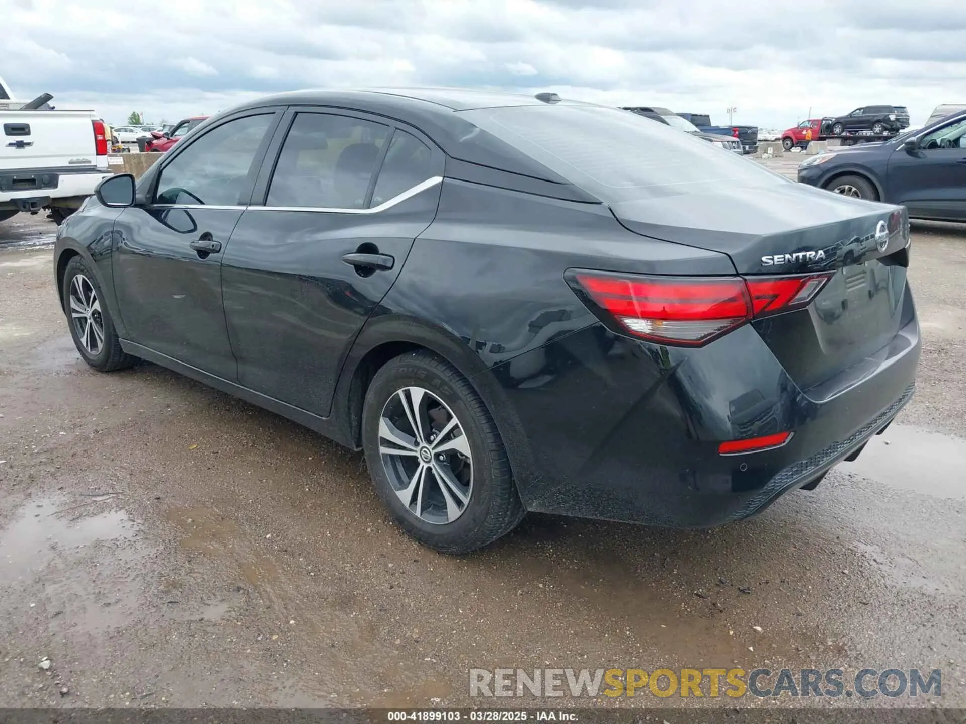 3 fotografías del automóvil dañado 3N1AB8CV9NY256187 NISSAN SENTRA 2022
