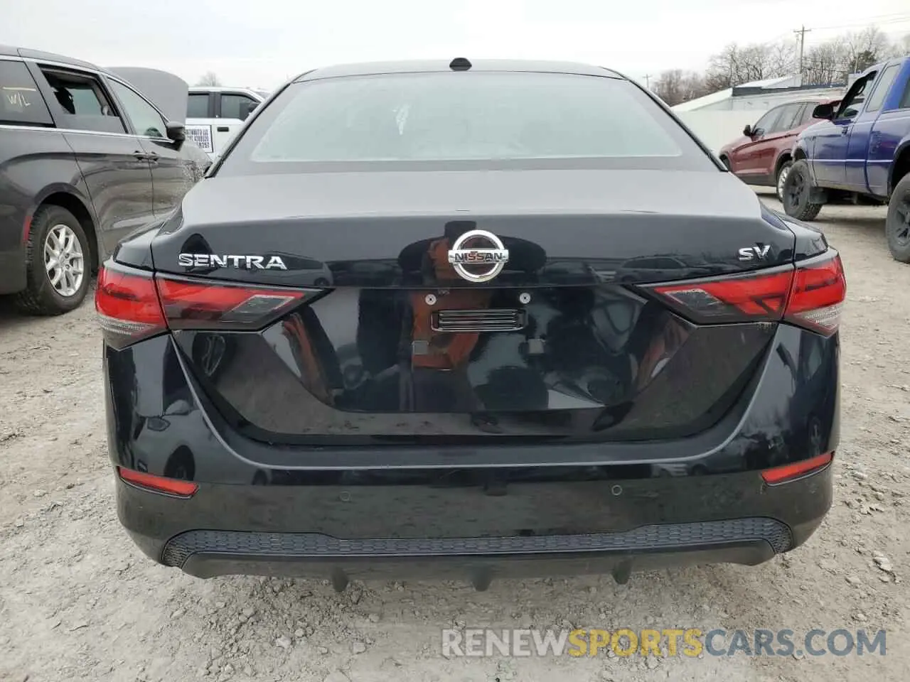 6 fotografías del automóvil dañado 3N1AB8CV9NY261194 NISSAN SENTRA 2022