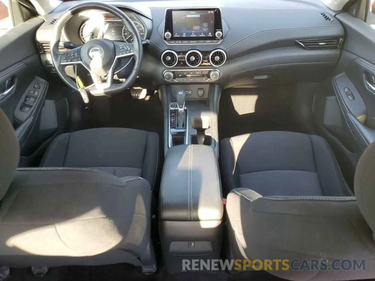 8 fotografías del automóvil dañado 3N1AB8CV9NY261437 NISSAN SENTRA 2022