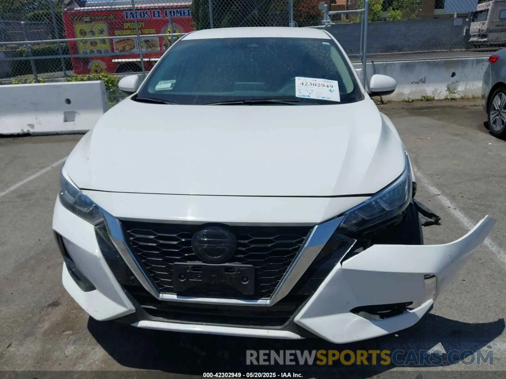 12 fotografías del automóvil dañado 3N1AB8CV9NY283647 NISSAN SENTRA 2022