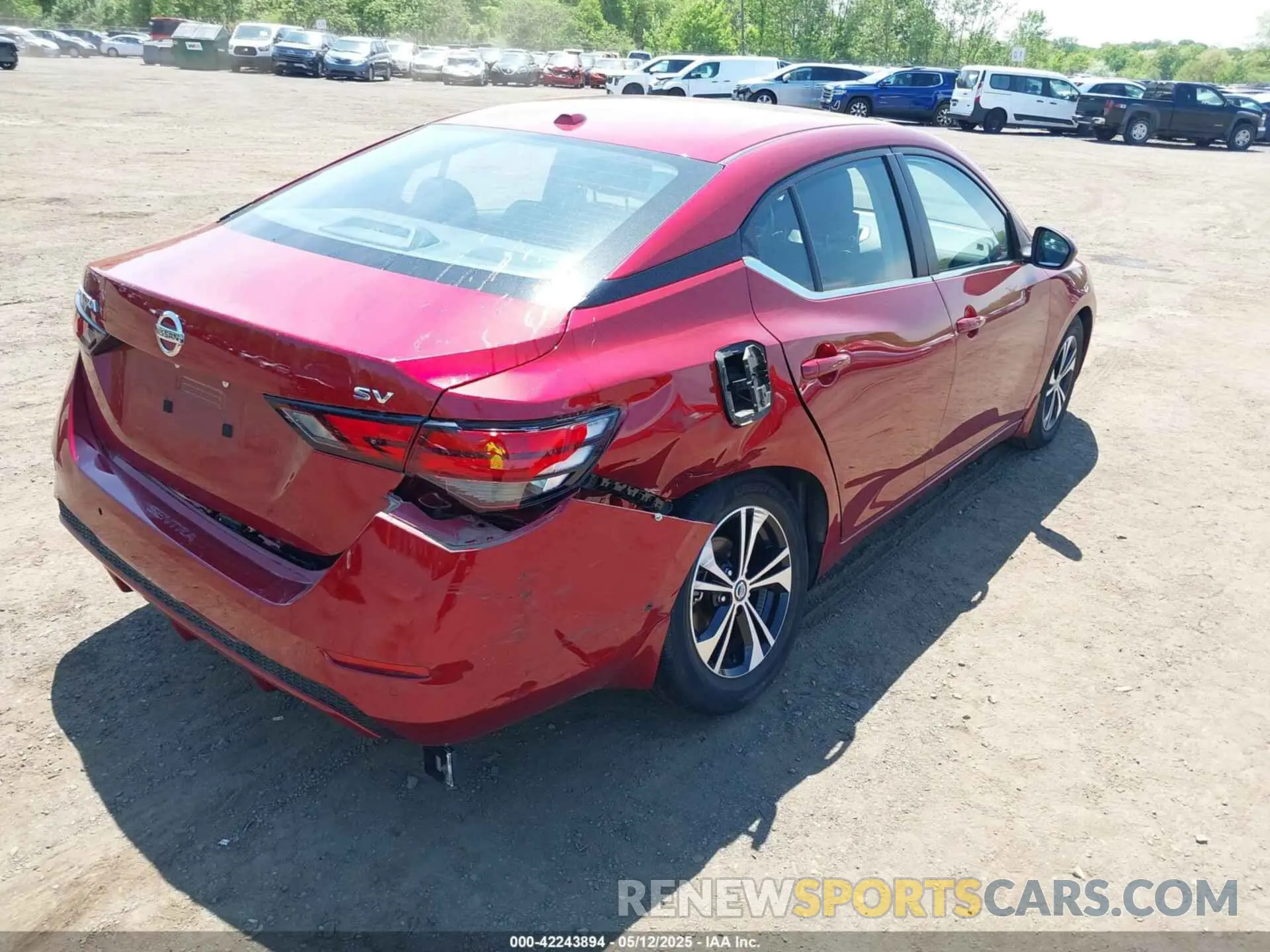17 fotografías del automóvil dañado 3N1AB8CV9NY292820 NISSAN SENTRA 2022