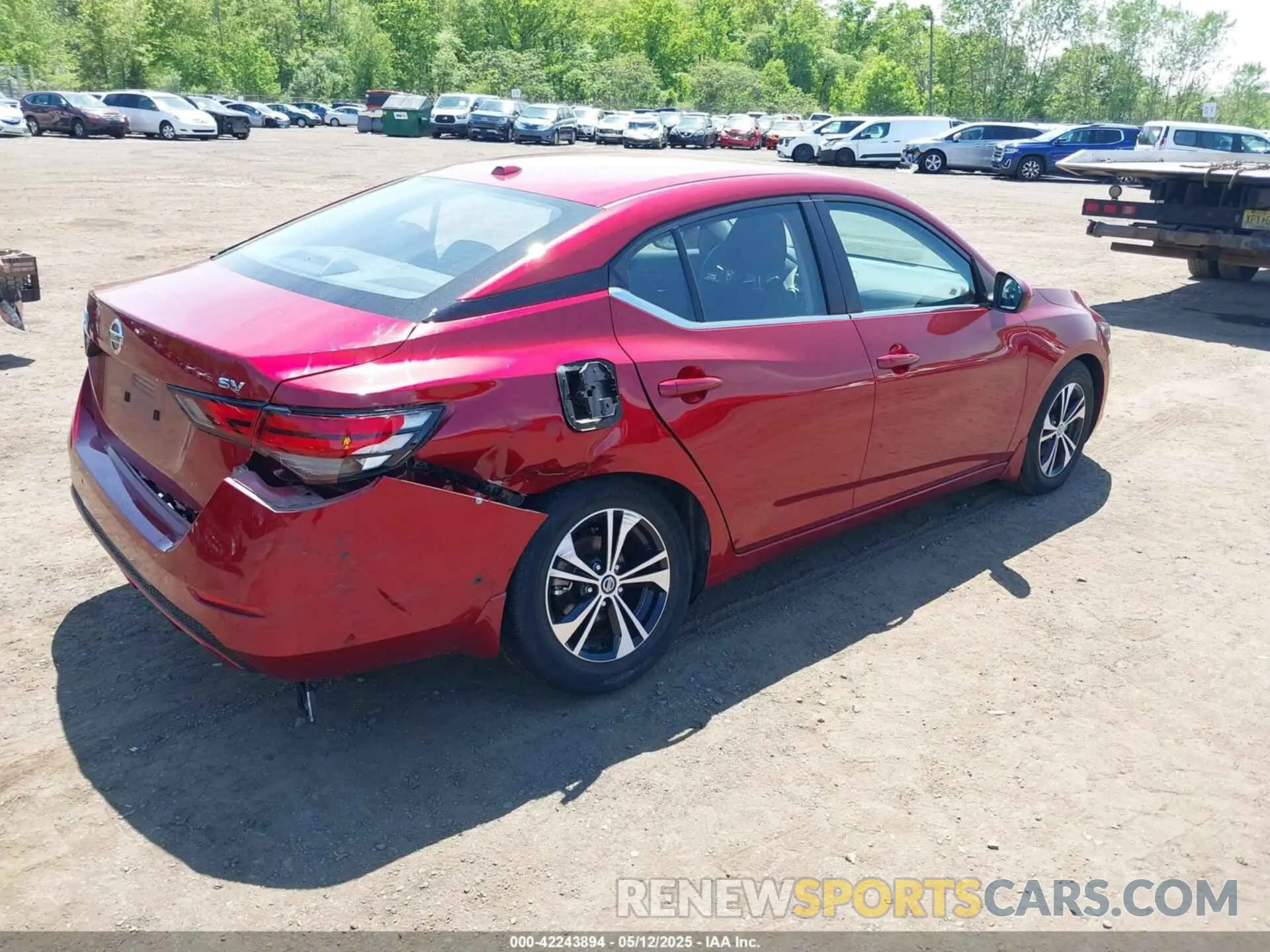 4 fotografías del automóvil dañado 3N1AB8CV9NY292820 NISSAN SENTRA 2022