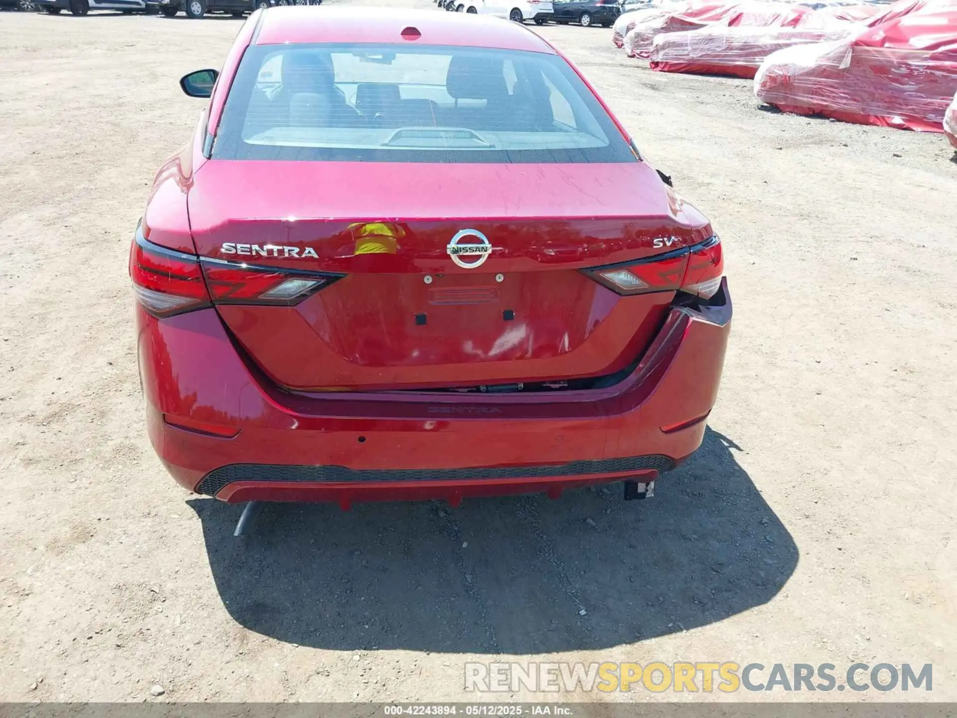 6 fotografías del automóvil dañado 3N1AB8CV9NY292820 NISSAN SENTRA 2022
