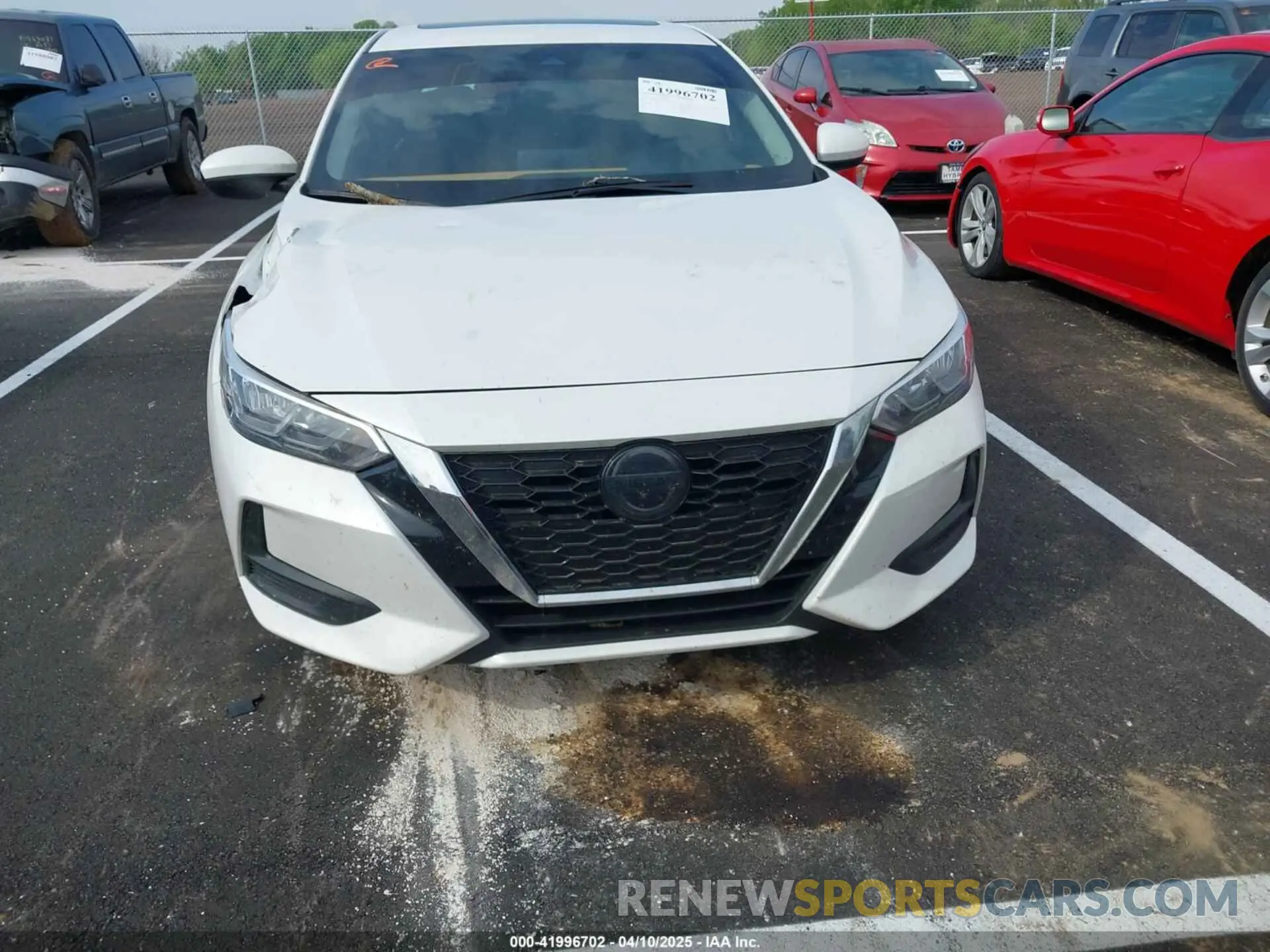 12 fotografías del automóvil dañado 3N1AB8CV9NY293840 NISSAN SENTRA 2022