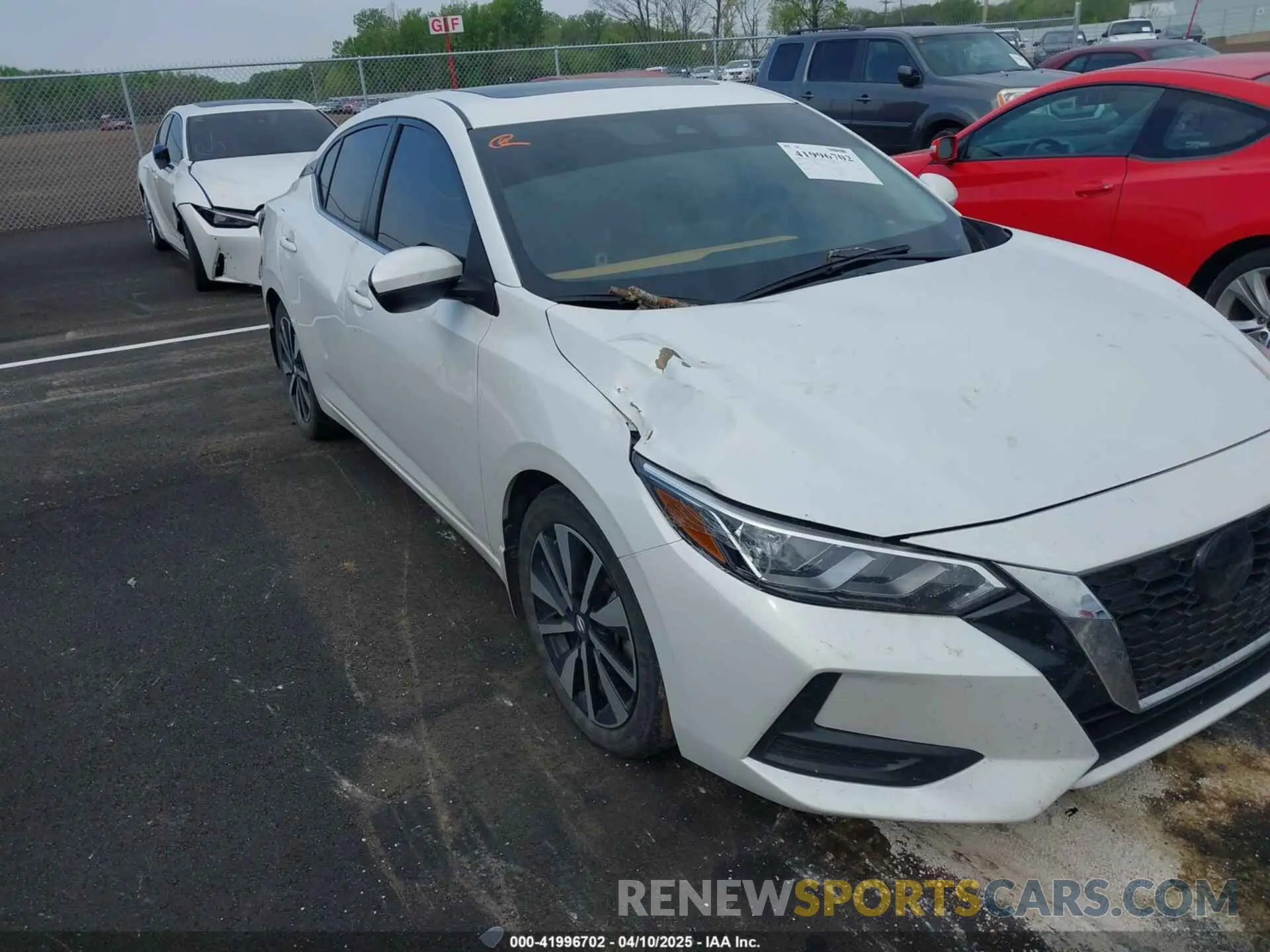 6 fotografías del automóvil dañado 3N1AB8CV9NY293840 NISSAN SENTRA 2022