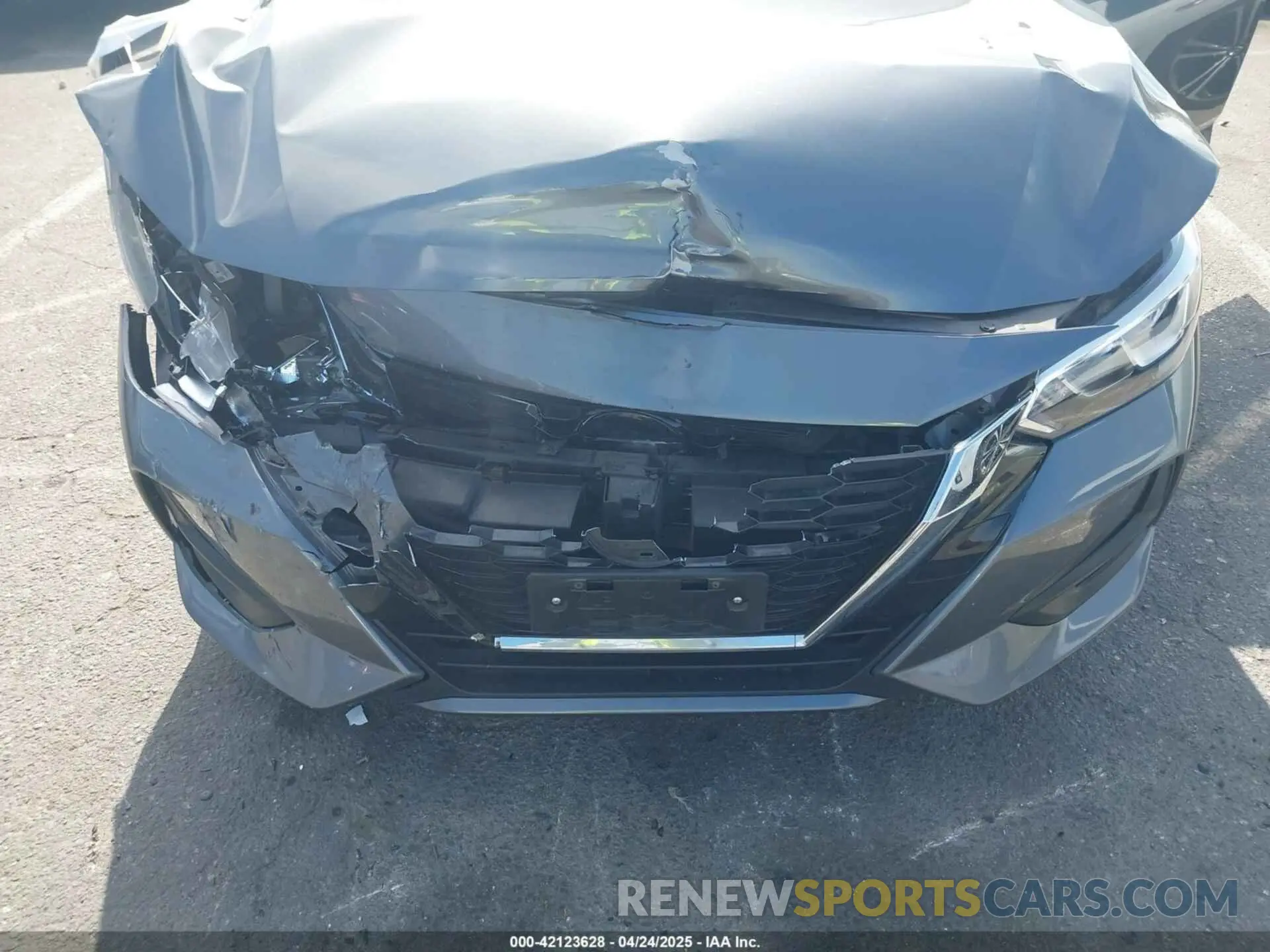 6 fotografías del automóvil dañado 3N1AB8CV9NY295488 NISSAN SENTRA 2022