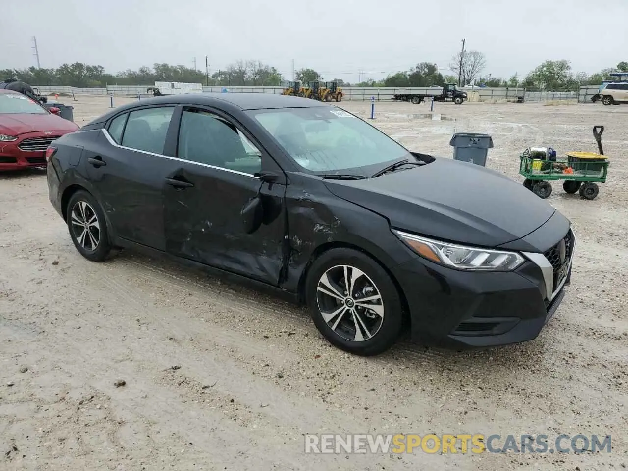4 fotografías del automóvil dañado 3N1AB8CV9NY321040 NISSAN SENTRA 2022