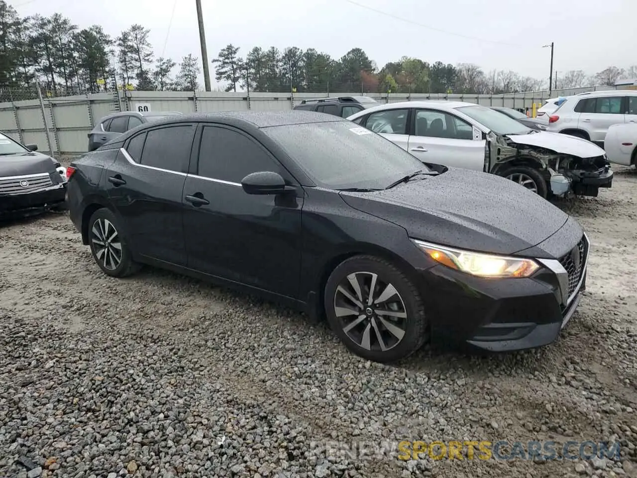 4 fotografías del automóvil dañado 3N1AB8CVXNY204230 NISSAN SENTRA 2022
