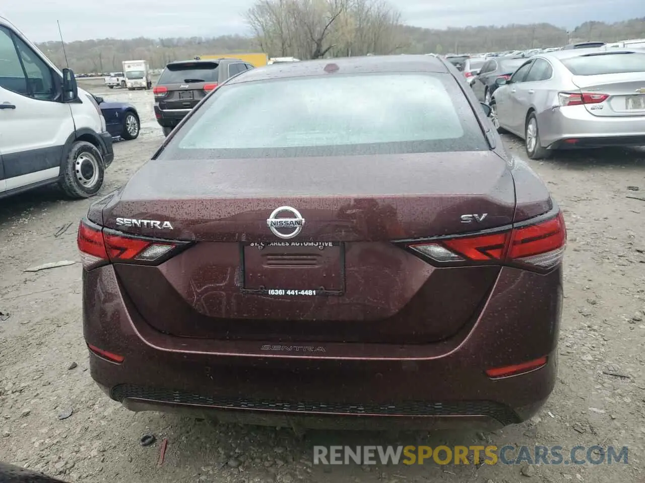 6 fotografías del automóvil dañado 3N1AB8CVXNY213980 NISSAN SENTRA 2022