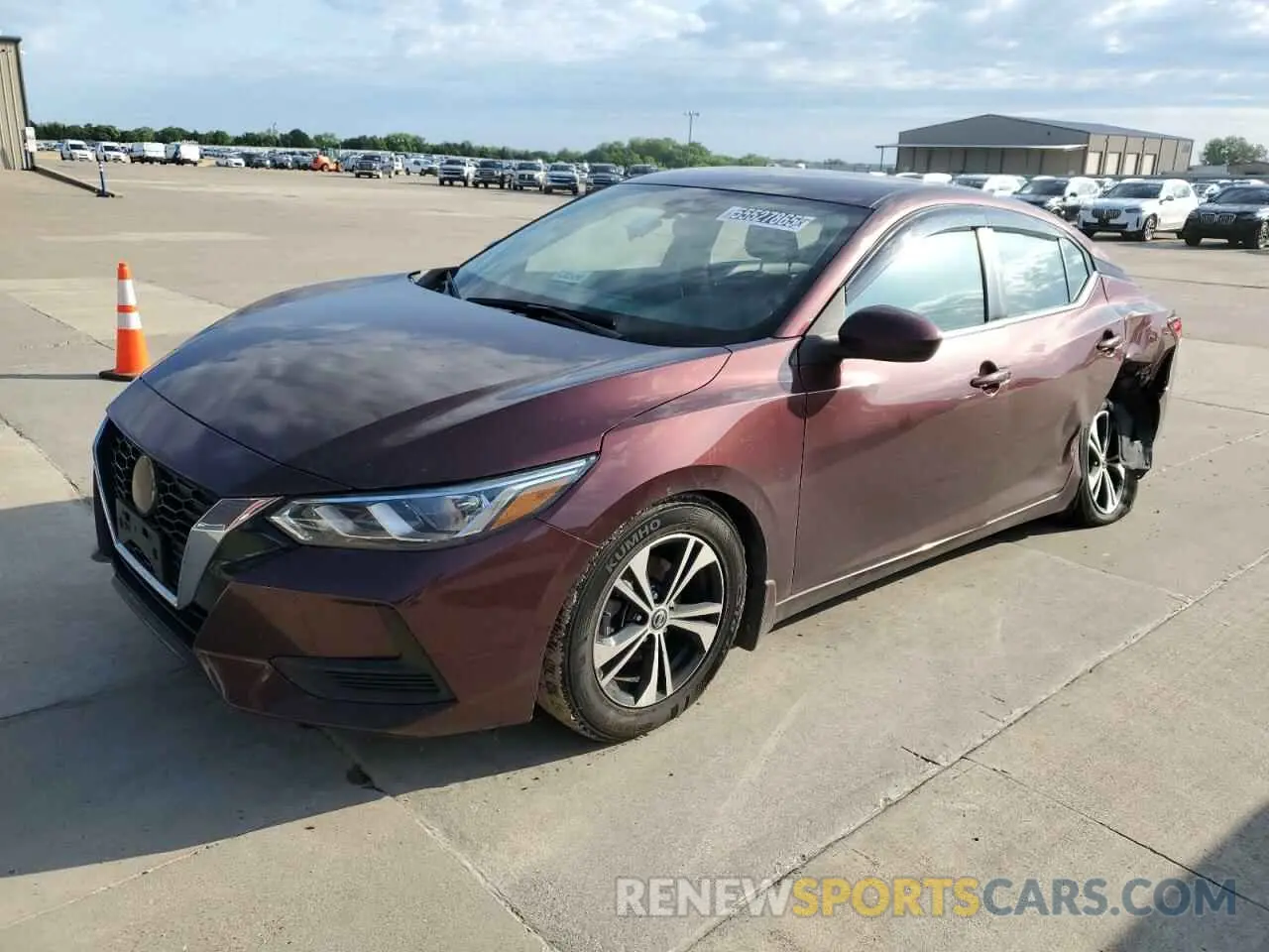 1 fotografías del automóvil dañado 3N1AB8CVXNY232142 NISSAN SENTRA 2022