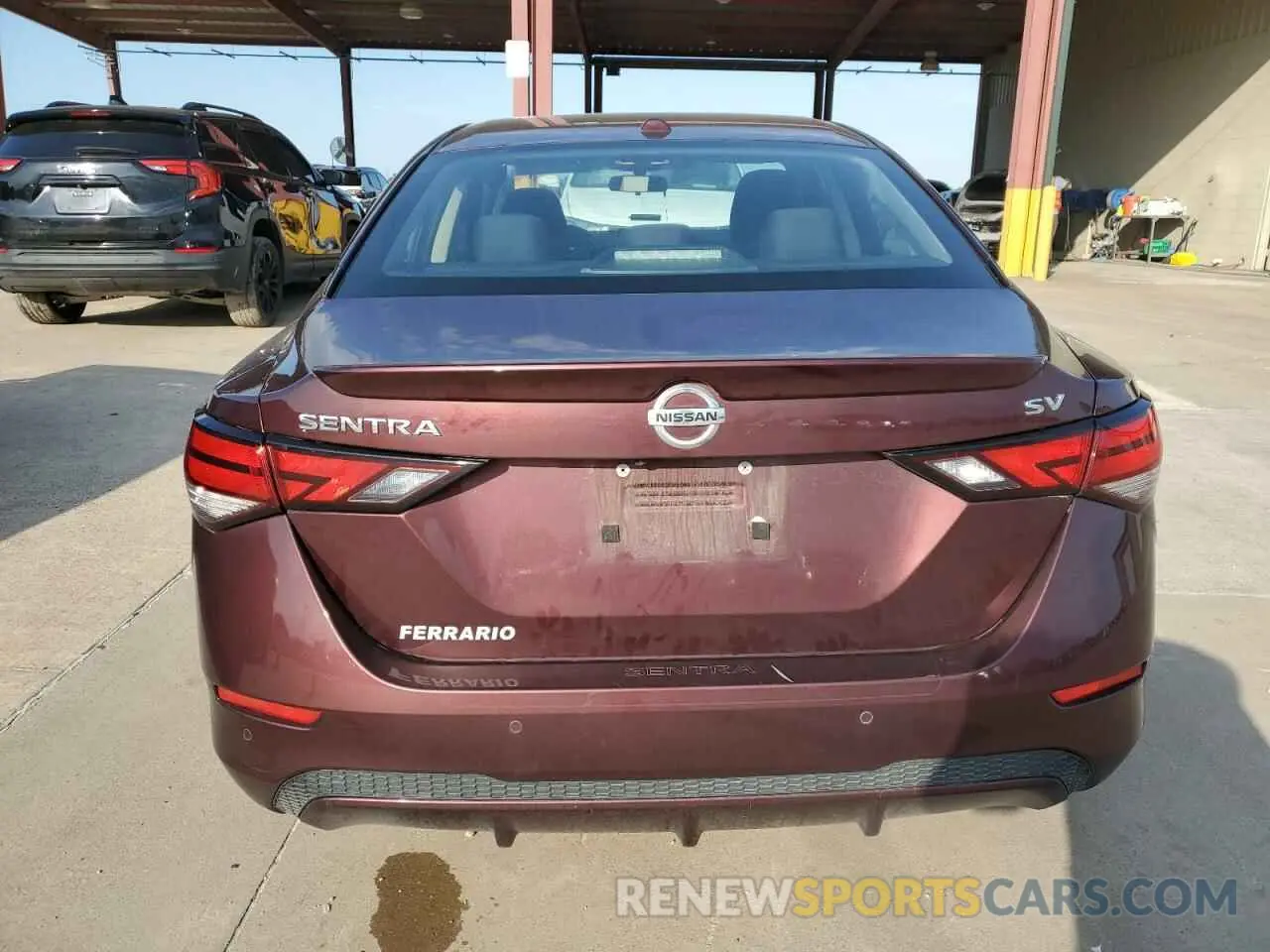 6 fotografías del automóvil dañado 3N1AB8CVXNY232142 NISSAN SENTRA 2022