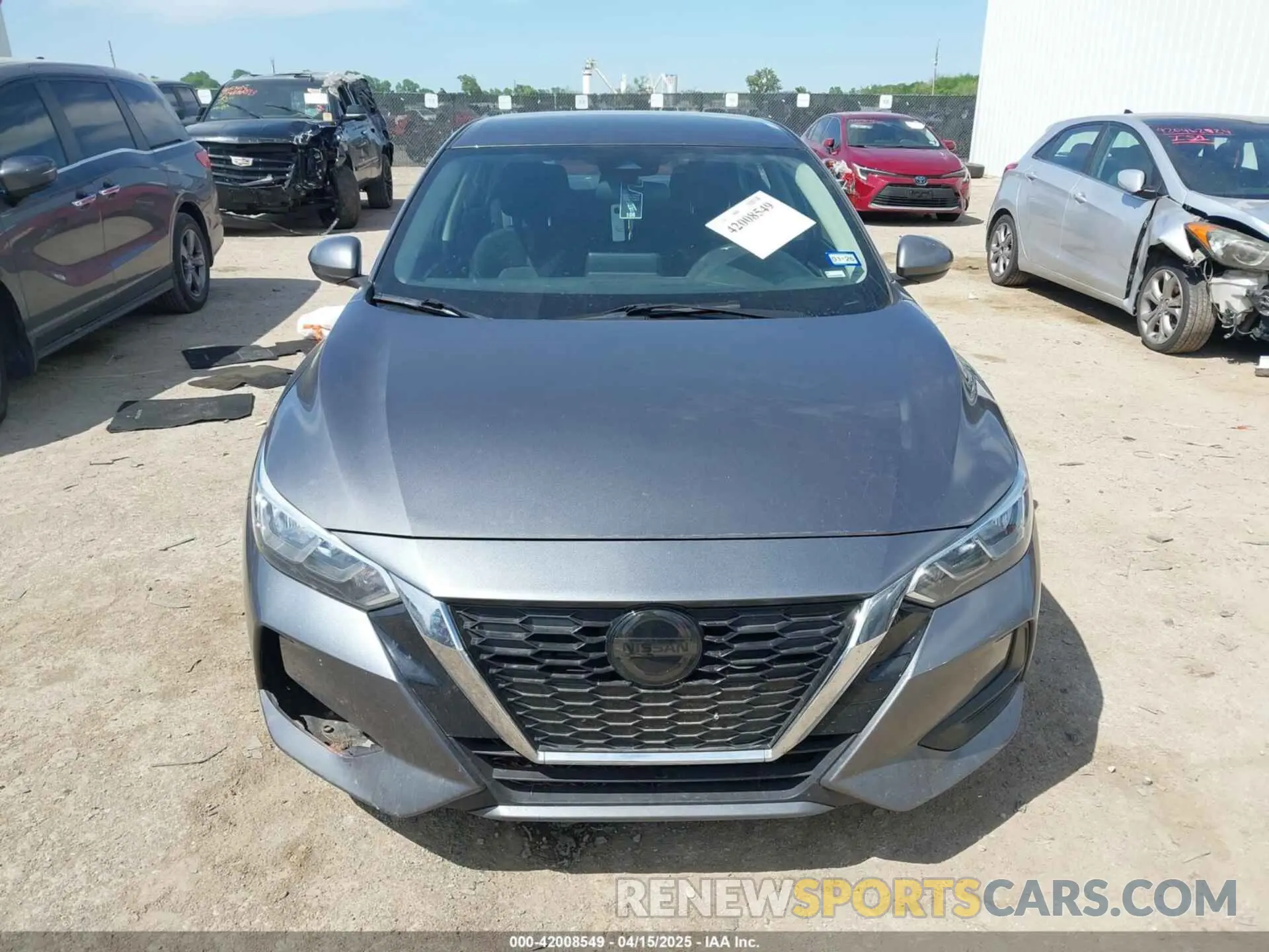 11 fotografías del automóvil dañado 3N1AB8CVXNY240743 NISSAN SENTRA 2022