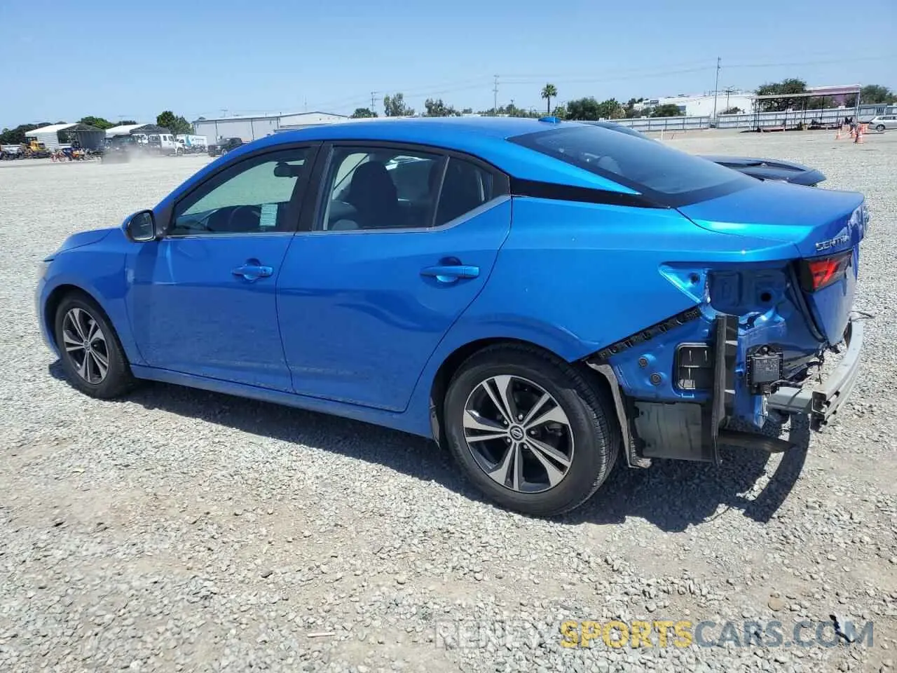 2 fotografías del automóvil dañado 3N1AB8CVXNY255064 NISSAN SENTRA 2022
