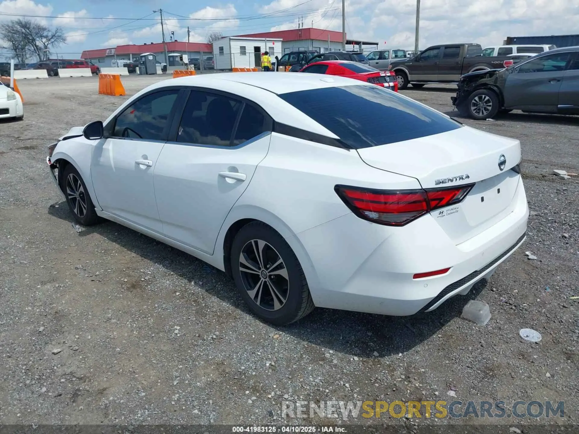 3 fotografías del automóvil dañado 3N1AB8CVXNY255632 NISSAN SENTRA 2022