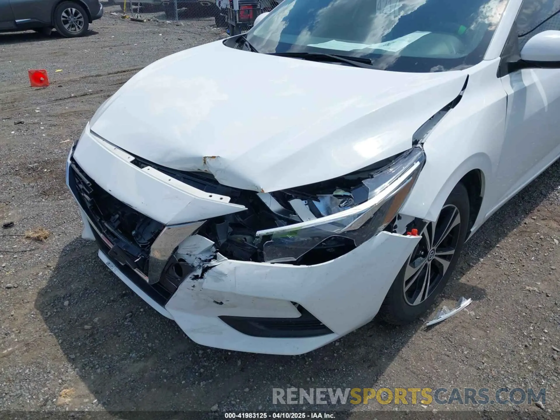 6 fotografías del automóvil dañado 3N1AB8CVXNY255632 NISSAN SENTRA 2022