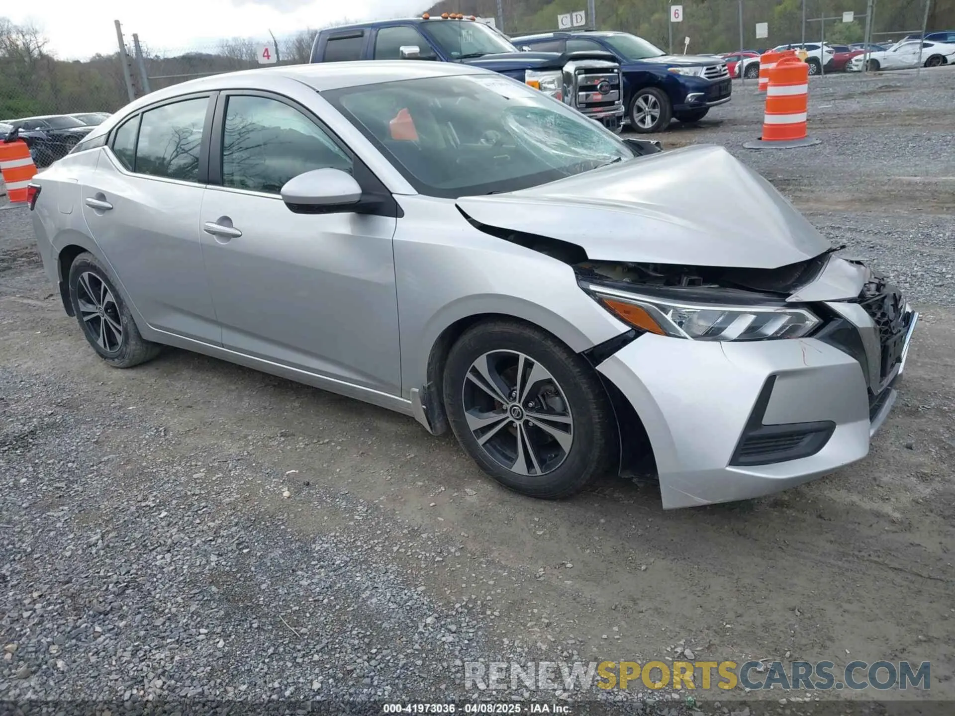 1 fotografías del automóvil dañado 3N1AB8CVXNY270986 NISSAN SENTRA 2022