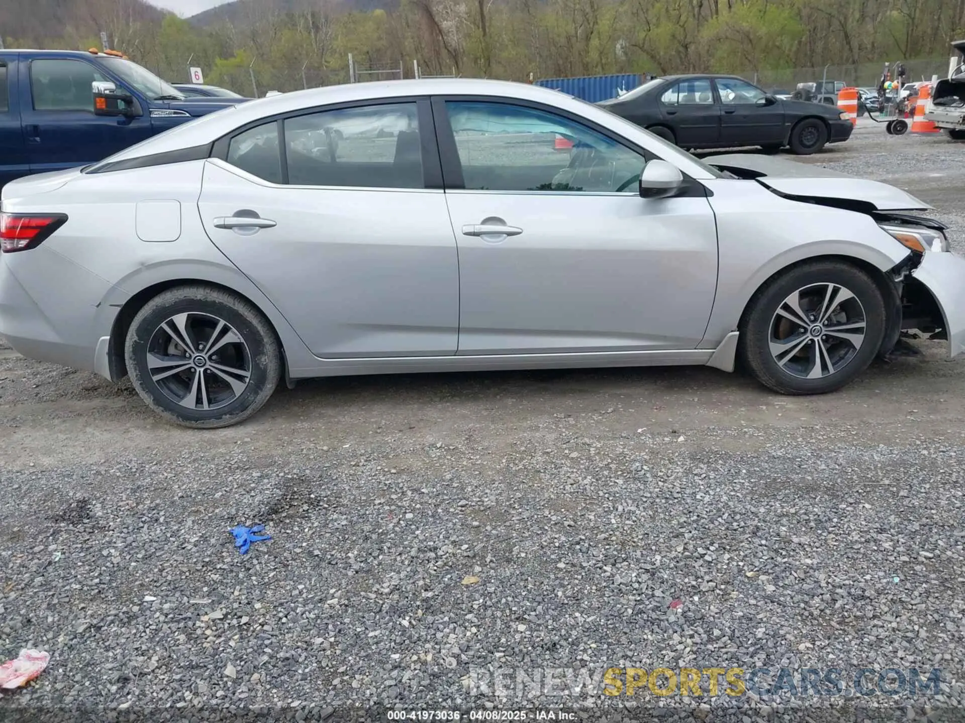 13 fotografías del automóvil dañado 3N1AB8CVXNY270986 NISSAN SENTRA 2022