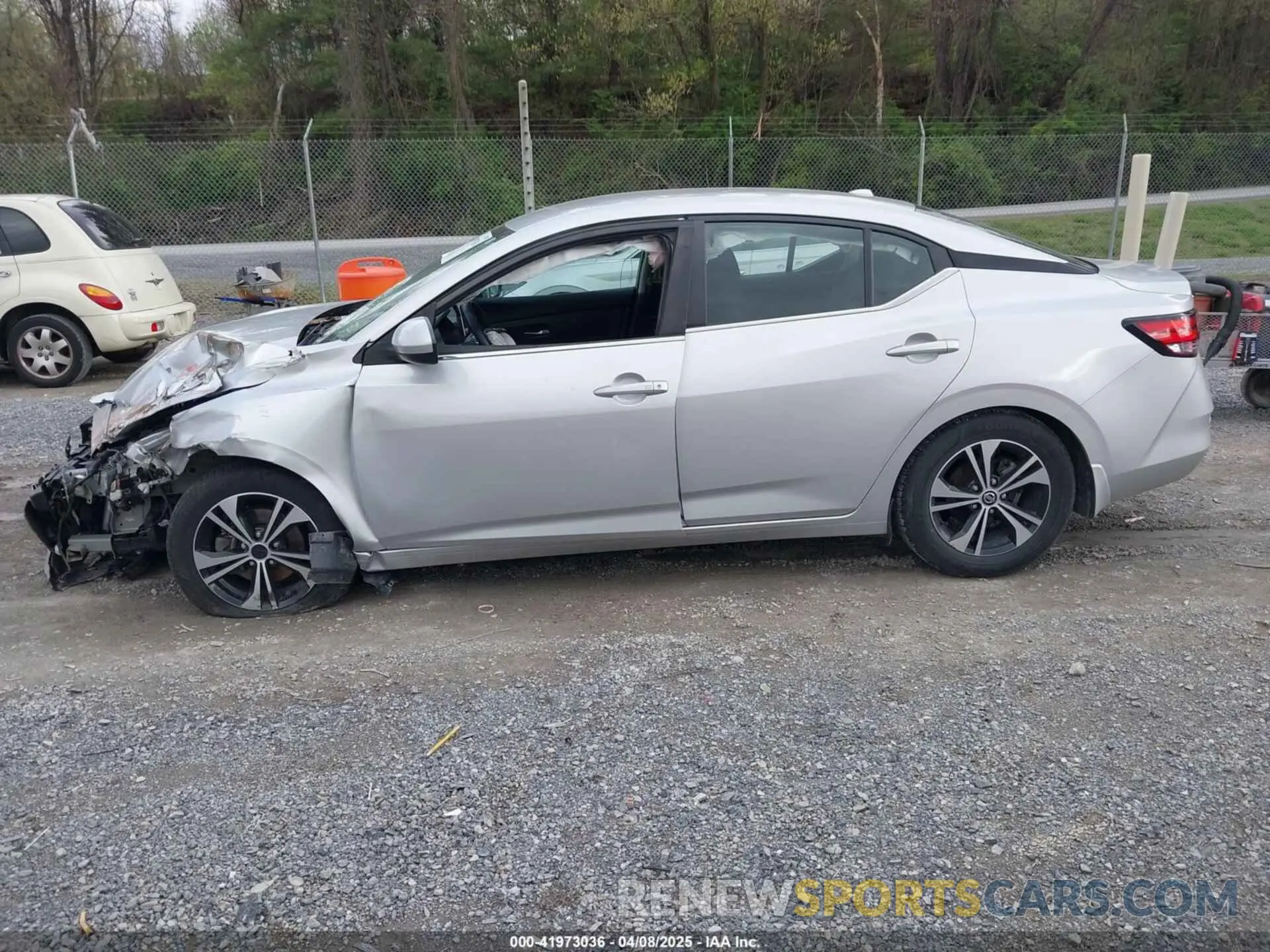 14 fotografías del automóvil dañado 3N1AB8CVXNY270986 NISSAN SENTRA 2022