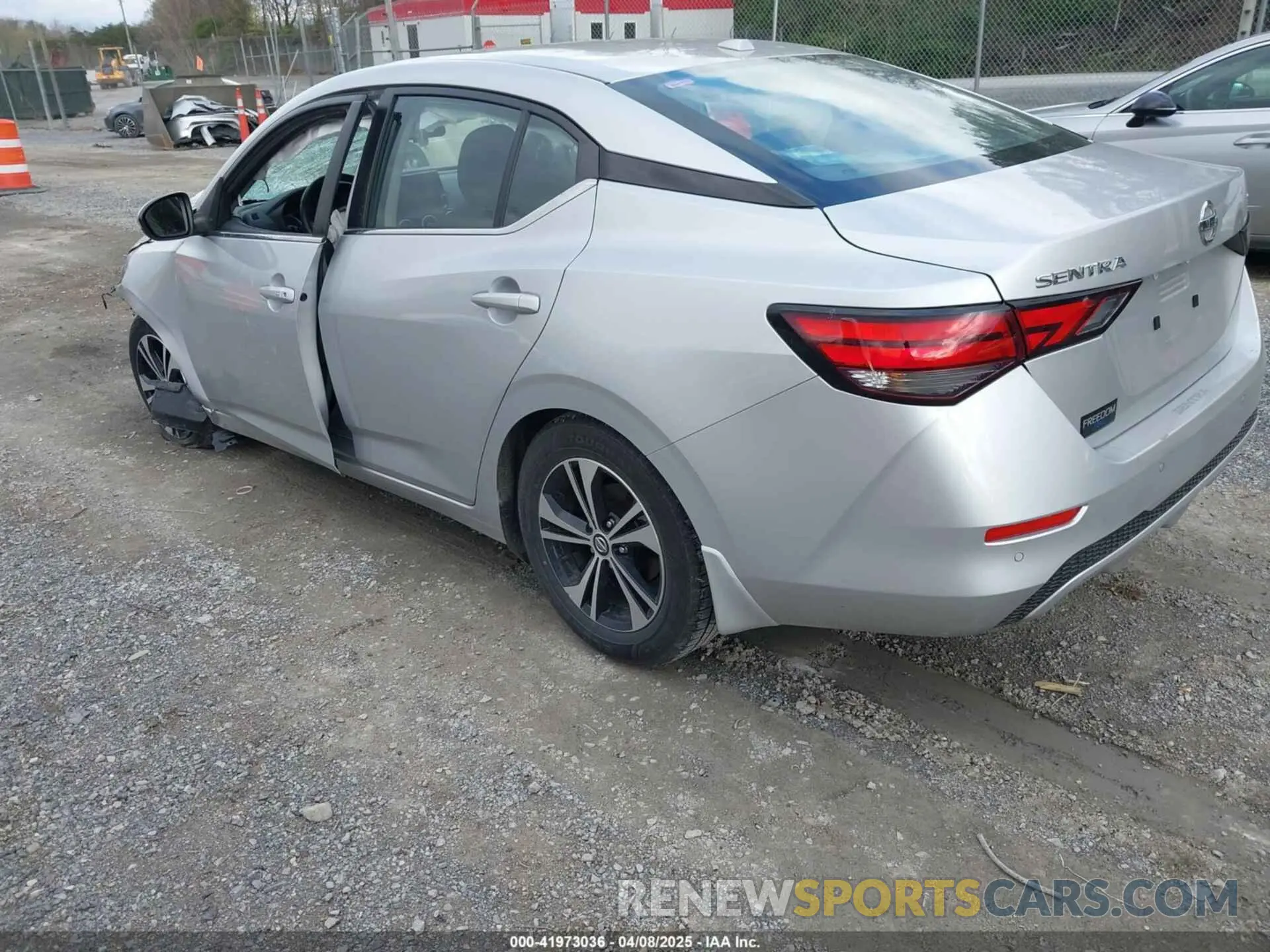 3 fotografías del automóvil dañado 3N1AB8CVXNY270986 NISSAN SENTRA 2022