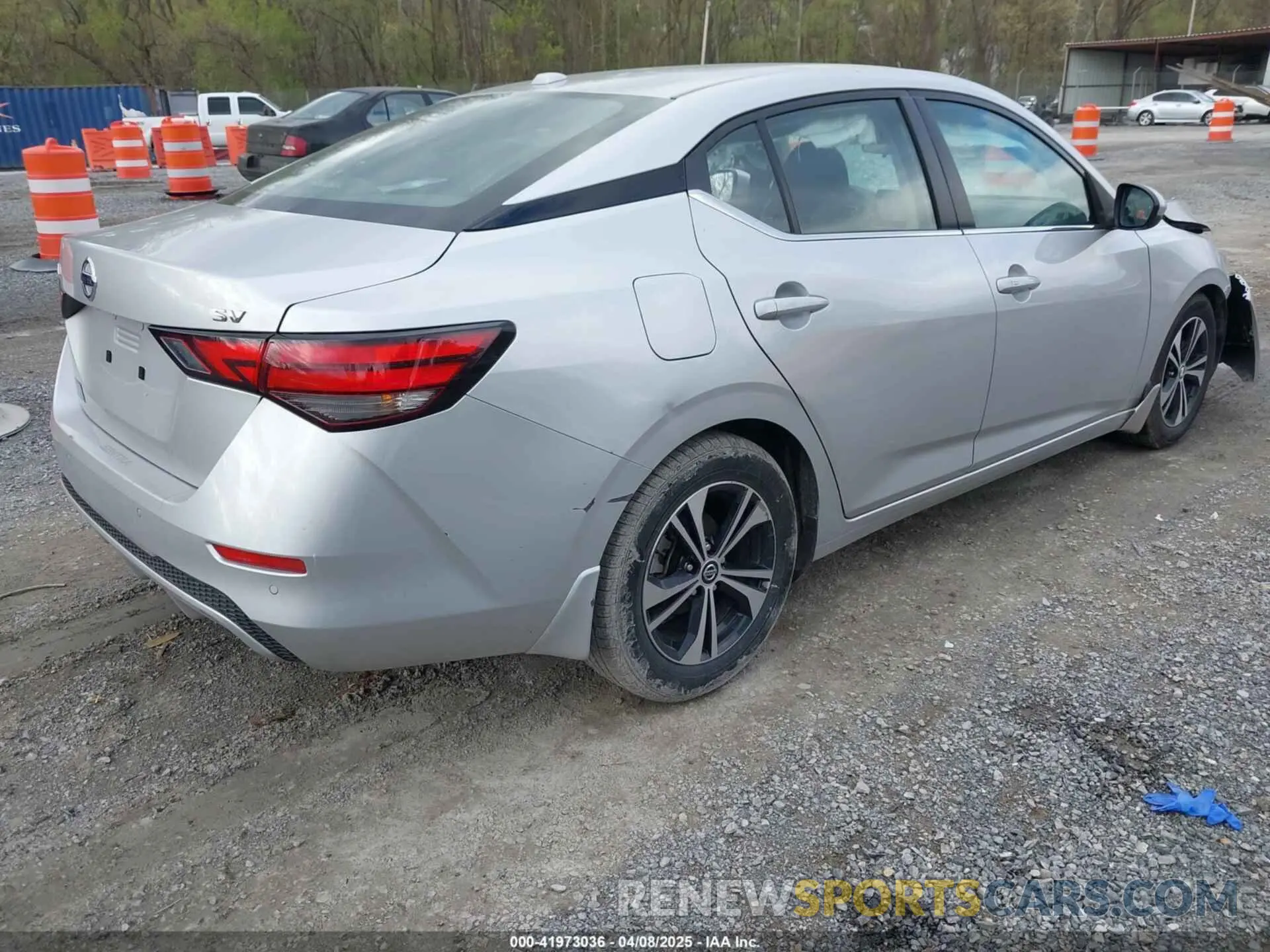 4 fotografías del automóvil dañado 3N1AB8CVXNY270986 NISSAN SENTRA 2022
