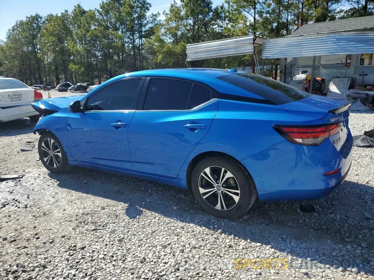 2 fotografías del automóvil dañado 3N1AB8CVXNY272950 NISSAN SENTRA 2022
