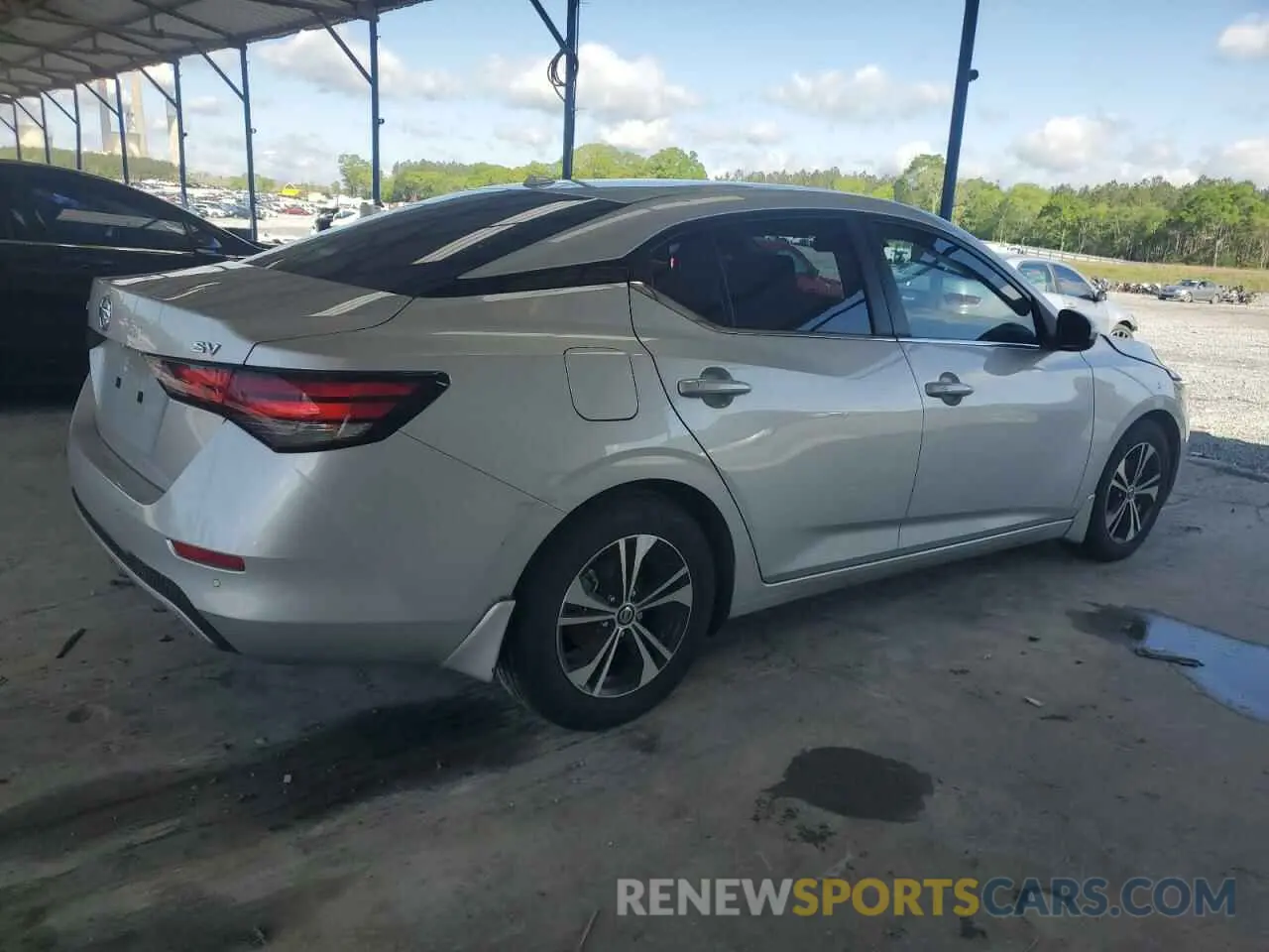 3 fotografías del automóvil dañado 3N1AB8CVXNY297833 NISSAN SENTRA 2022