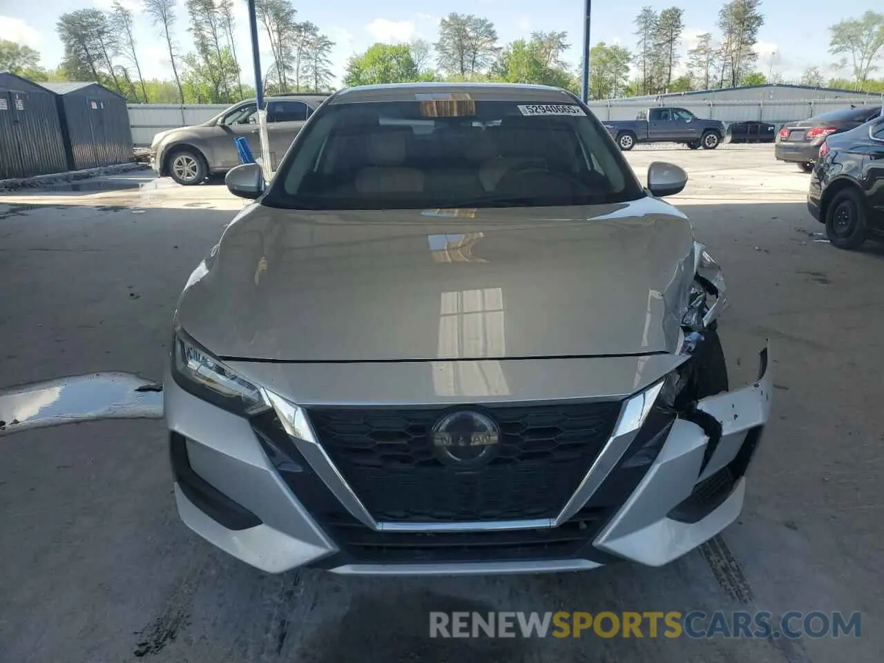 5 fotografías del automóvil dañado 3N1AB8CVXNY297833 NISSAN SENTRA 2022