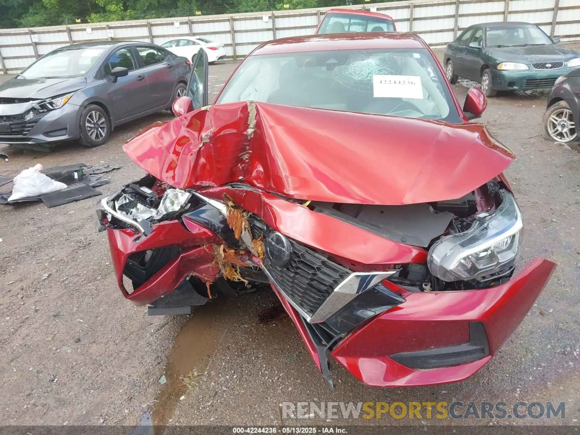 13 fotografías del automóvil dañado 3N1AB8CVXNY298609 NISSAN SENTRA 2022