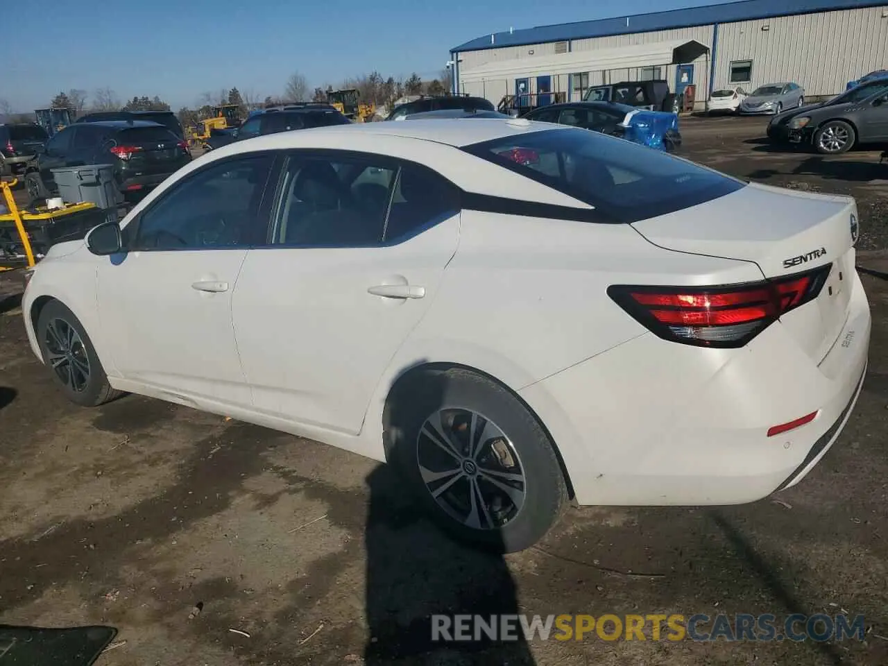 2 fotografías del automóvil dañado 3N1AB8CVXNY319300 NISSAN SENTRA 2022
