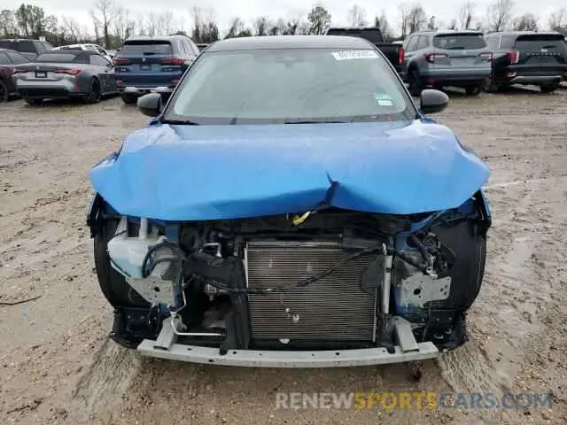 5 fotografías del automóvil dañado 3N1AB8DV0NY210410 NISSAN SENTRA 2022