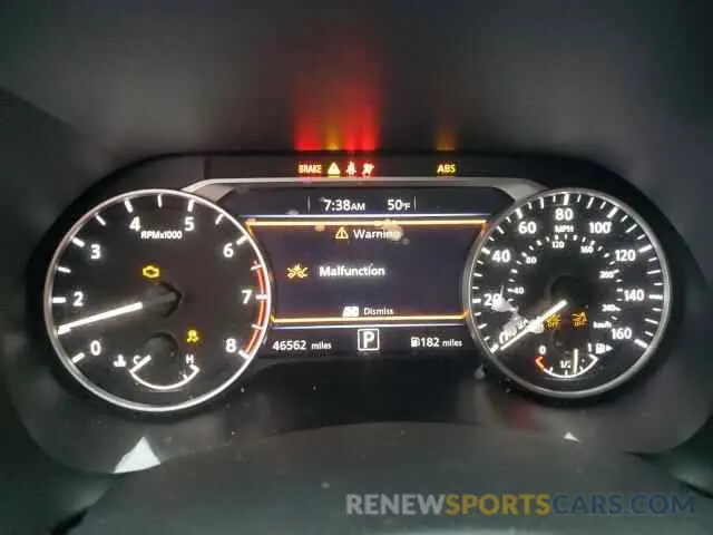 9 fotografías del automóvil dañado 3N1AB8DV0NY210410 NISSAN SENTRA 2022